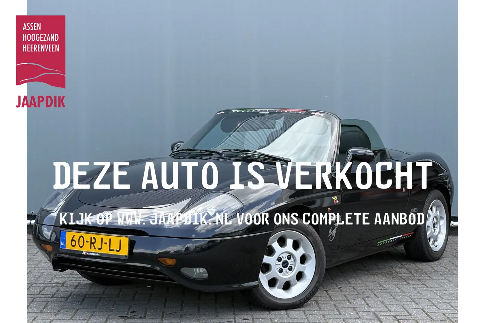 Fiat Barchetta BJR 1996 1.8-16V 131PK STUURBEKRACHTIGING / LM-VEL Schwarz - 1