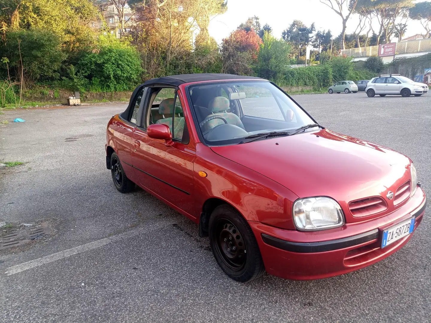 Nissan Micra March Cabriolet JDM Rosso - 1