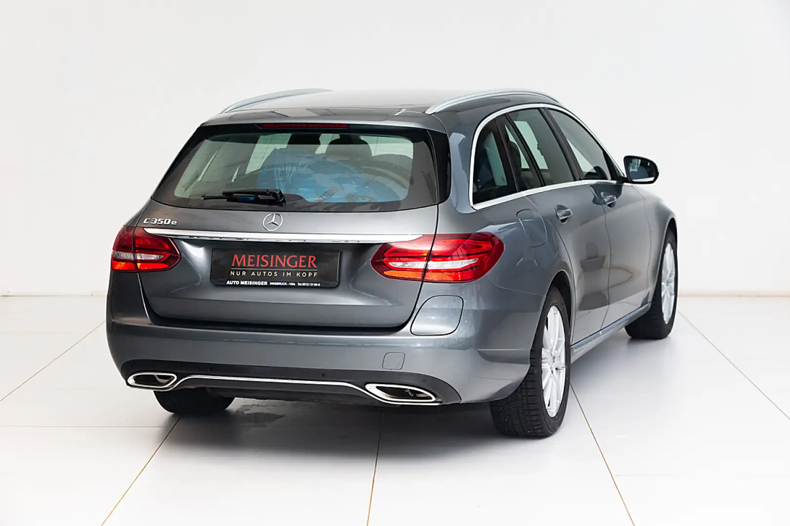 Mercedes-Benz C 350 e PHEV T Exklusive Aut. Grau - 2