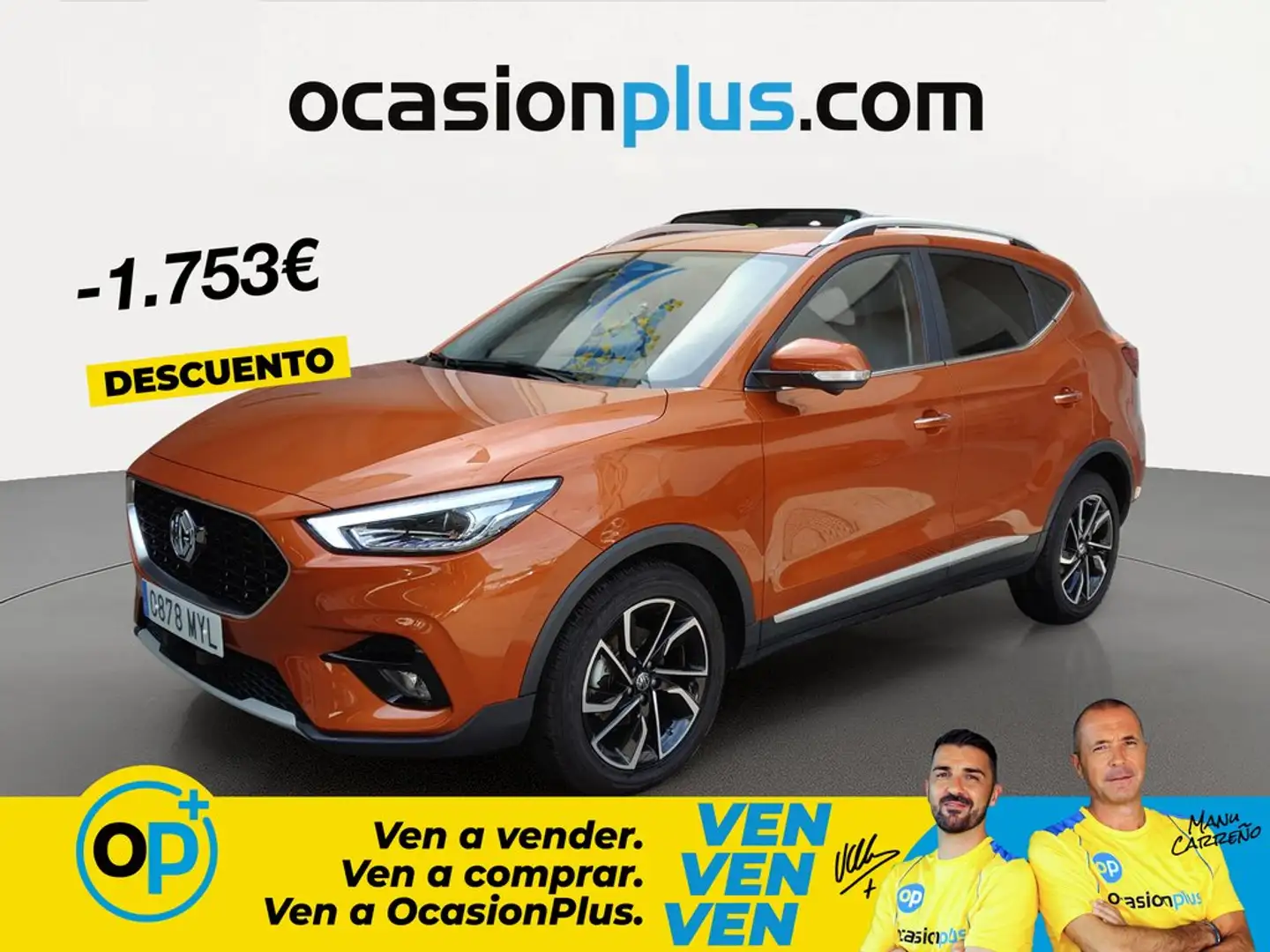 MG ZS 1.5 VTi-Tech Luxury 78kW Naranja - 1
