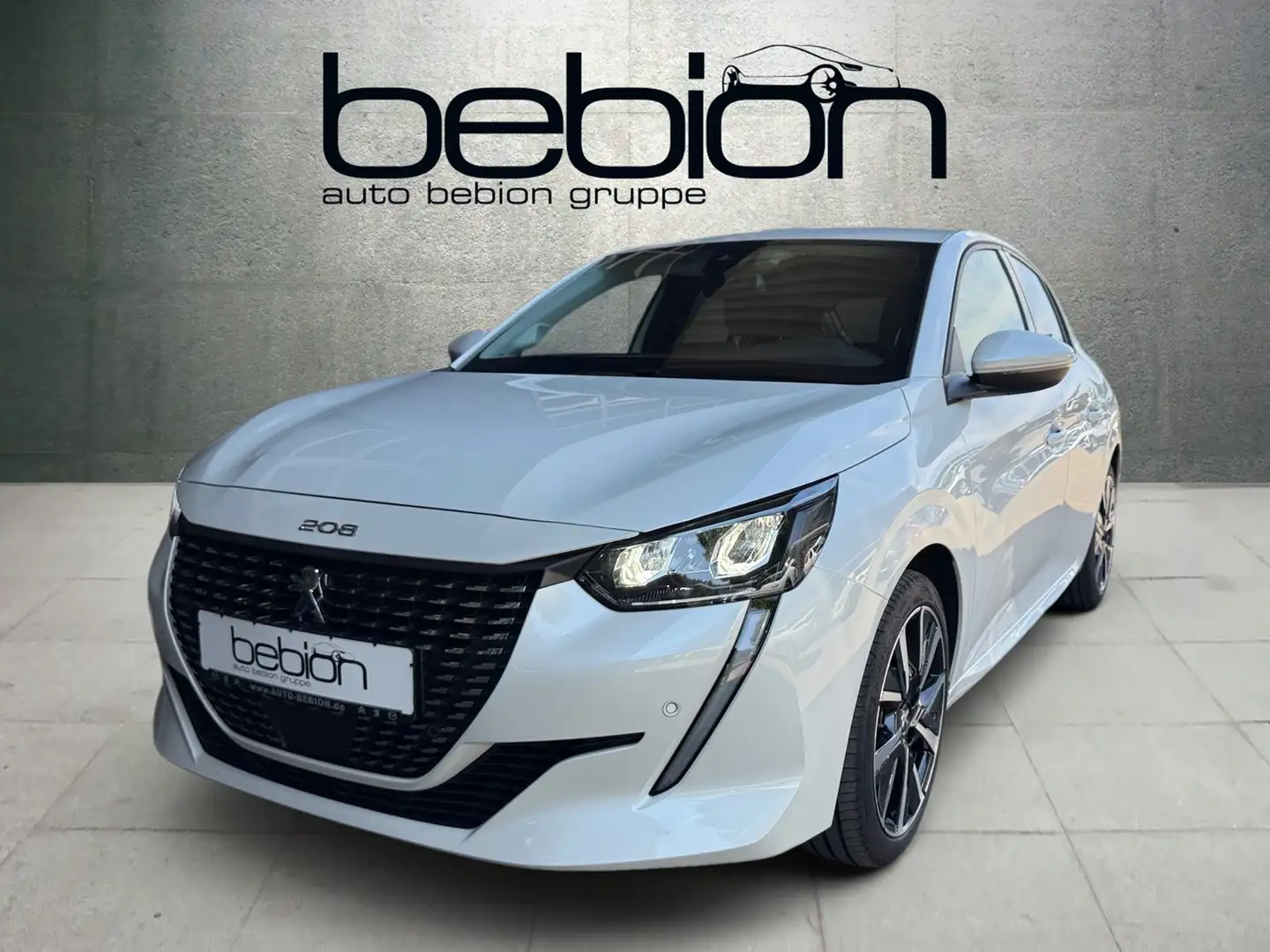 Peugeot 208 1.2 PureTech 100 Allure KeyLess LED Navi PDC Weiß - 1