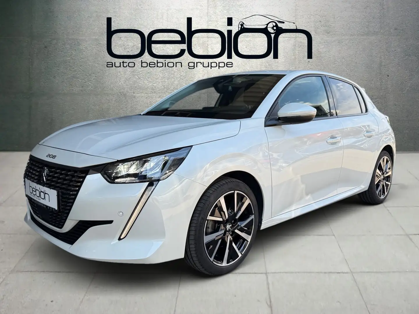 Peugeot 208 1.2 PureTech 100 Allure KeyLess LED Navi PDC Weiß - 2