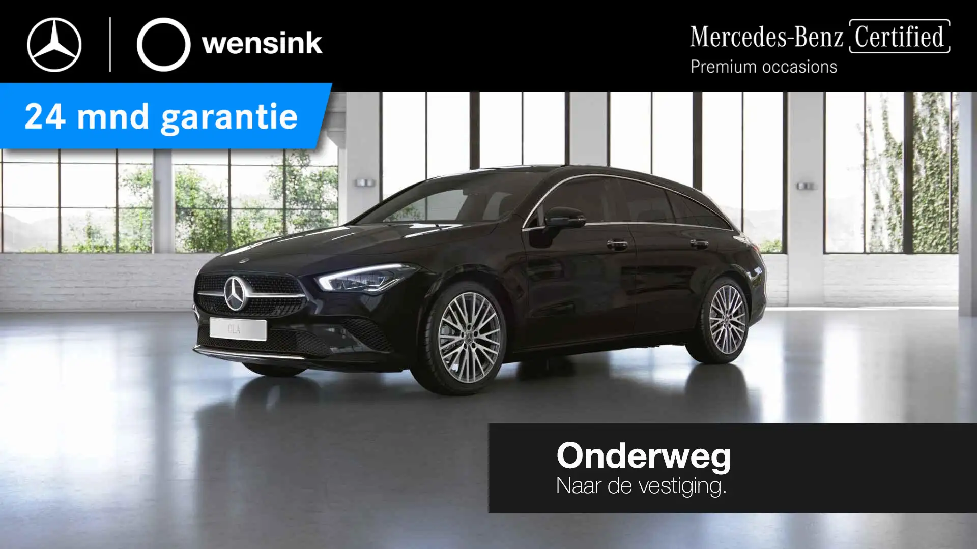 Mercedes-Benz CLA 180 Shooting Brake Luxury | Panoramadak | Distronic | Zwart - 1