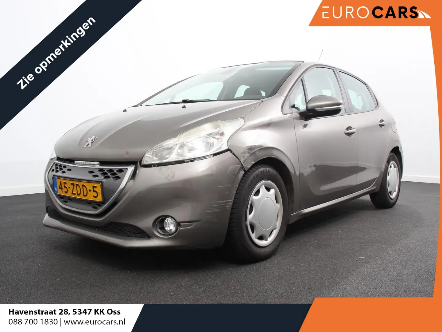 Peugeot 208 1.4 e-HDi Automaat Active | Handel/Export/Hobby! S Grijs - 1