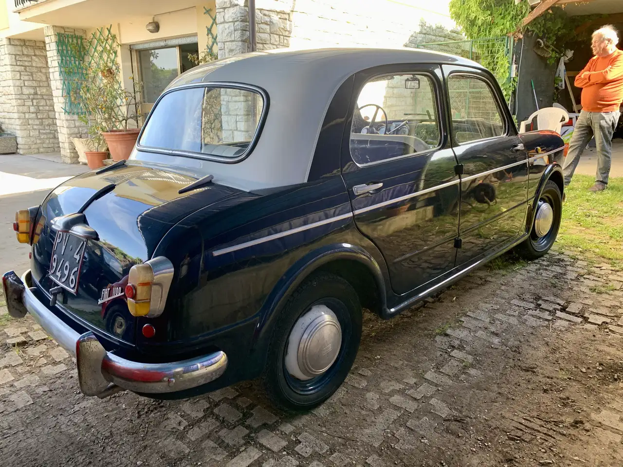 Fiat 1100 103 Bauletto cambio al volante, foto 2