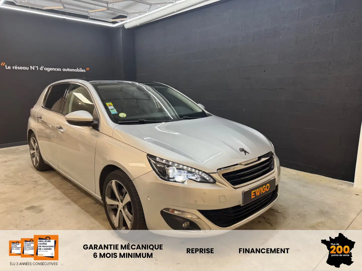 Peugeot 308 1.6 BLUEHDI 120 FELINE ATTELAGE / CAMERA / TOIT PANORAMIQUE / PARK PILOT - 1