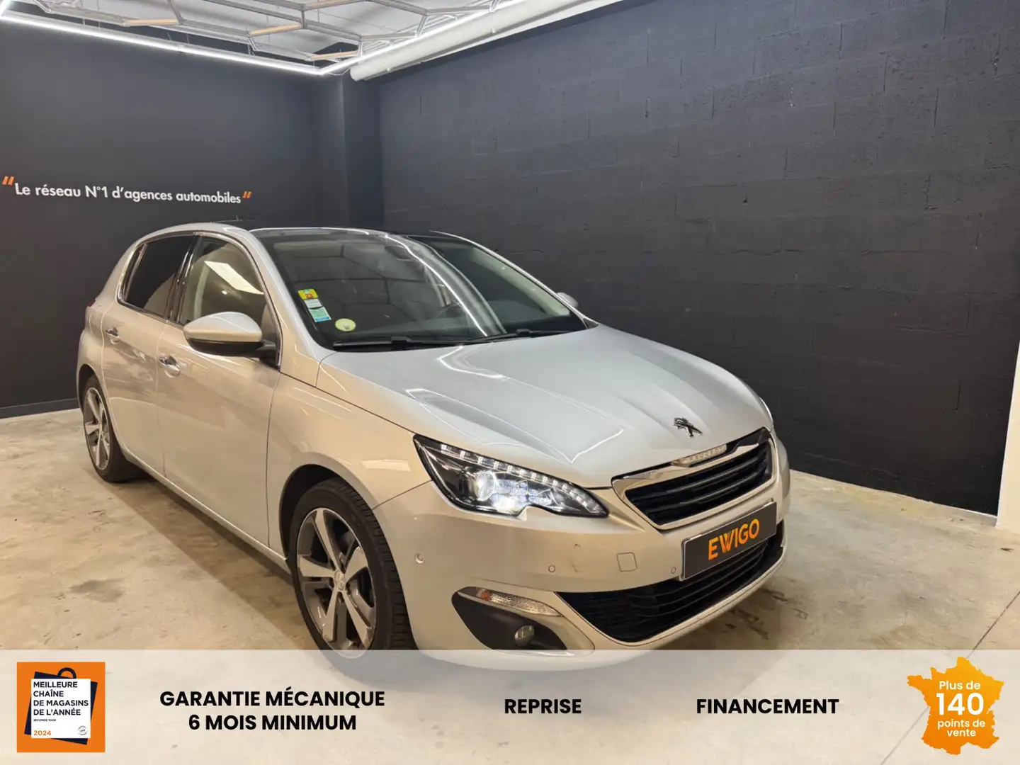 Peugeot 308 1.6 BLUEHDI 120 FELINE ATTELAGE / CAMERA / TOIT PA - 1