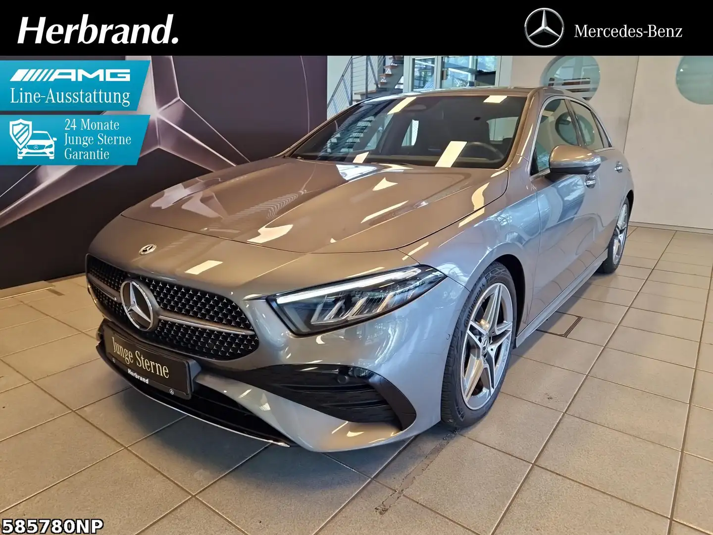 Mercedes-Benz A 180 AMG Premium 360° Carplay Soundsystem LED Grau - 1