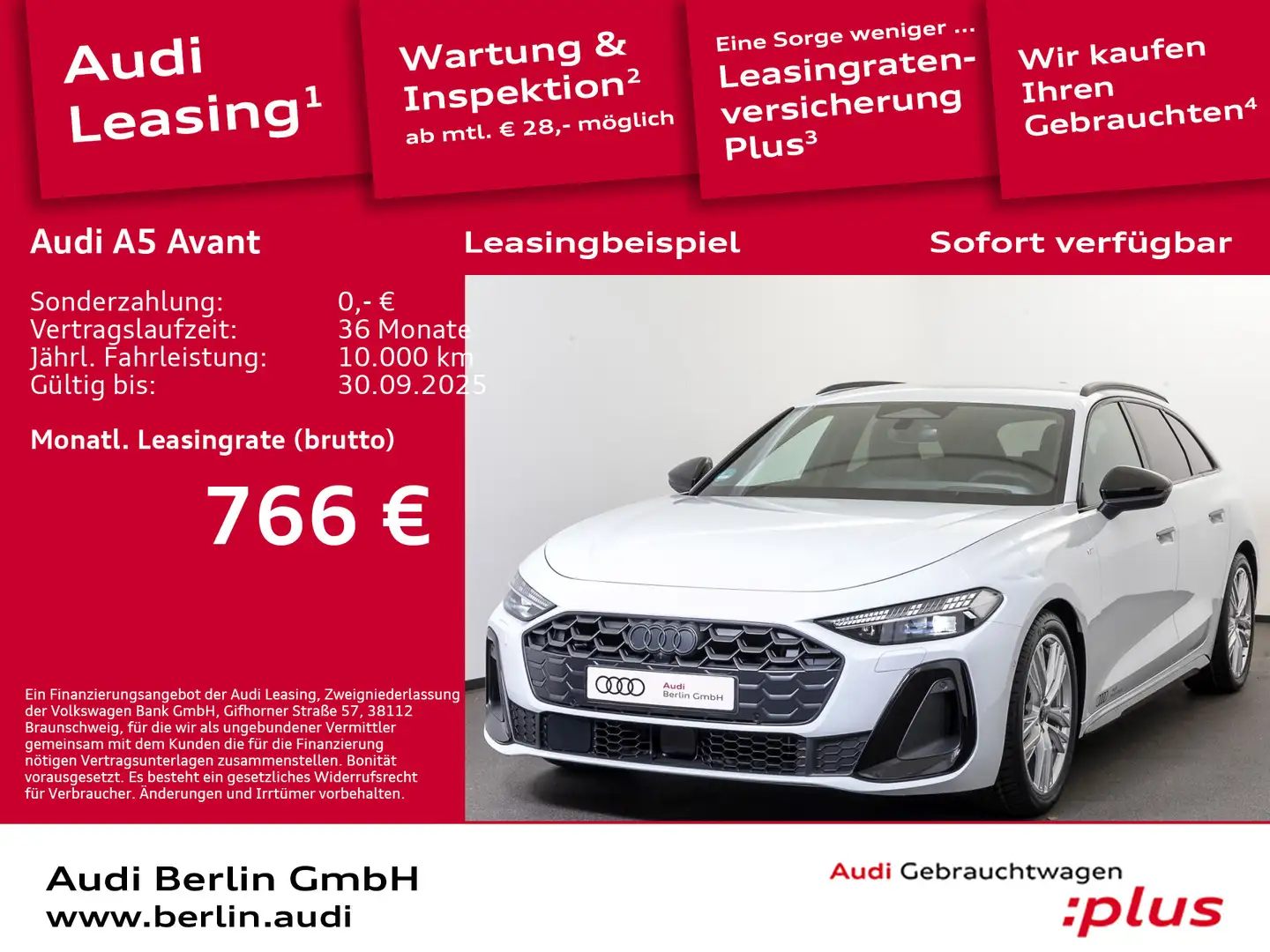 Audi A5 TDI quattro 150 kW S tr. Weiß - 1