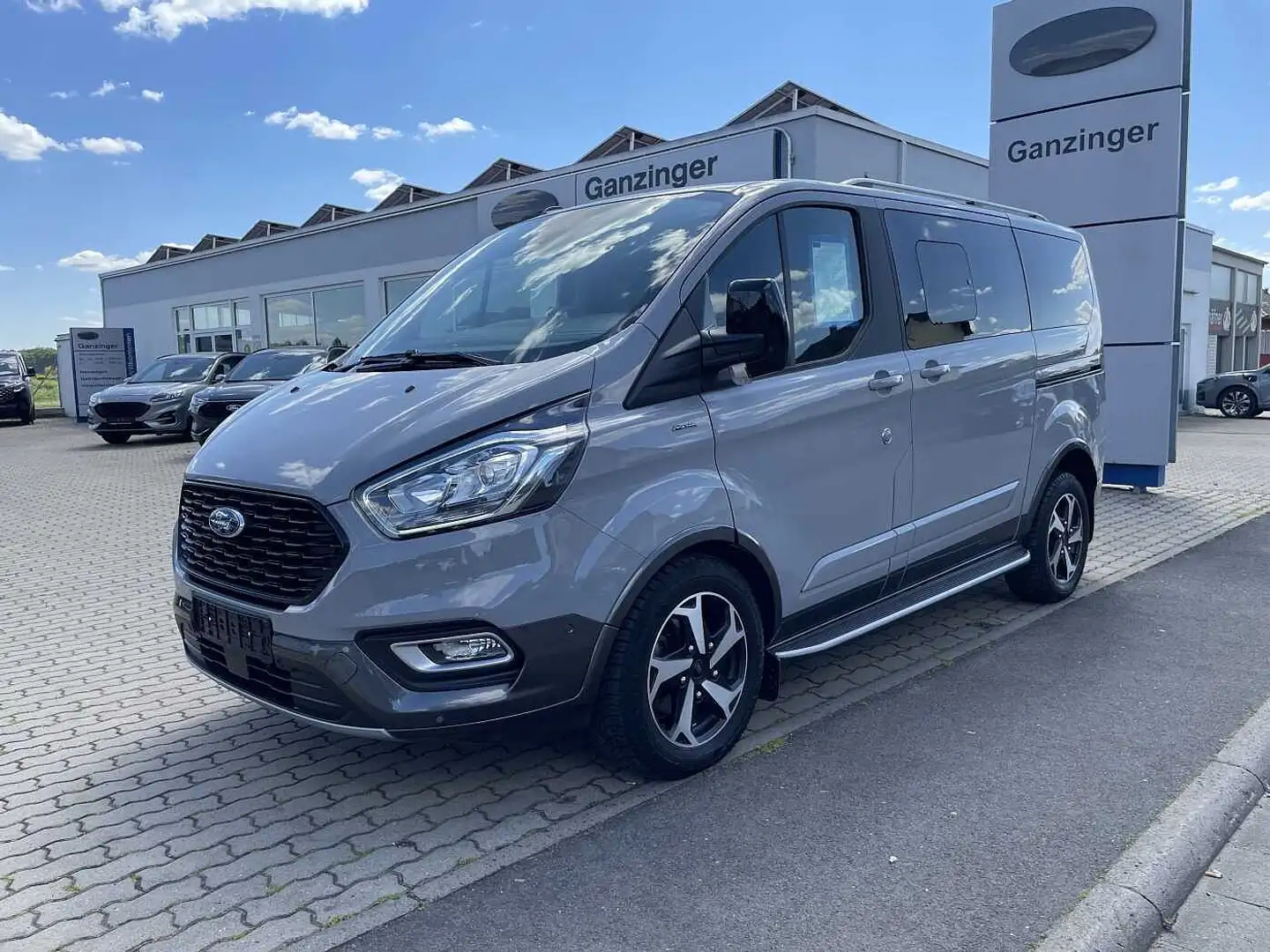 Ford Tourneo Custom Active L1 Automatik, AHK+LED+KAMERA+PDC+NAVI+DAB+A Gris - 1