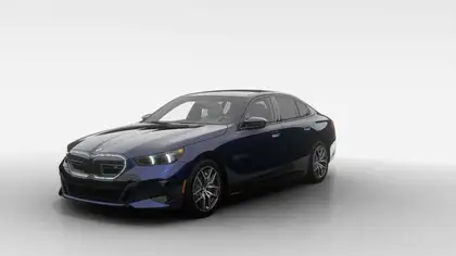 Blue 2025 BMW i5 Sedan All-Wheel Drive 1-Speed Automatic