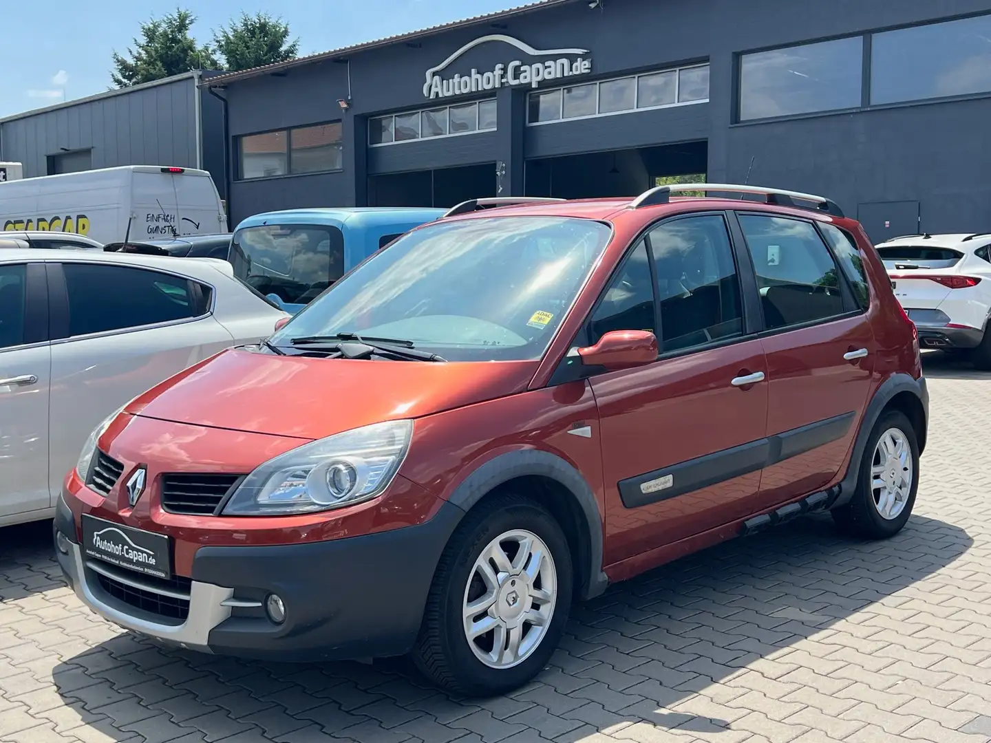 Renault Scenic Scenic II Conquest/PDC/Klima/AHK/Eu4/ZV/TUV04.26 Rot - 1