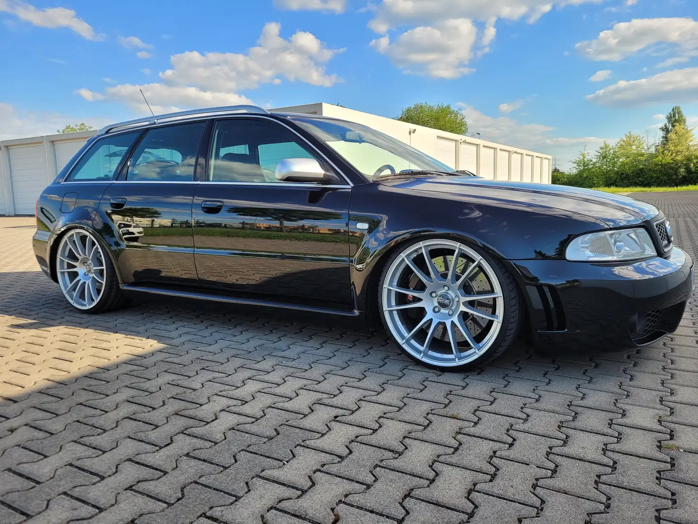 Audi RS4 B5 KW V3+HLS4 OZ 20" CLP Zinram TOPZustand History Czarny - 2