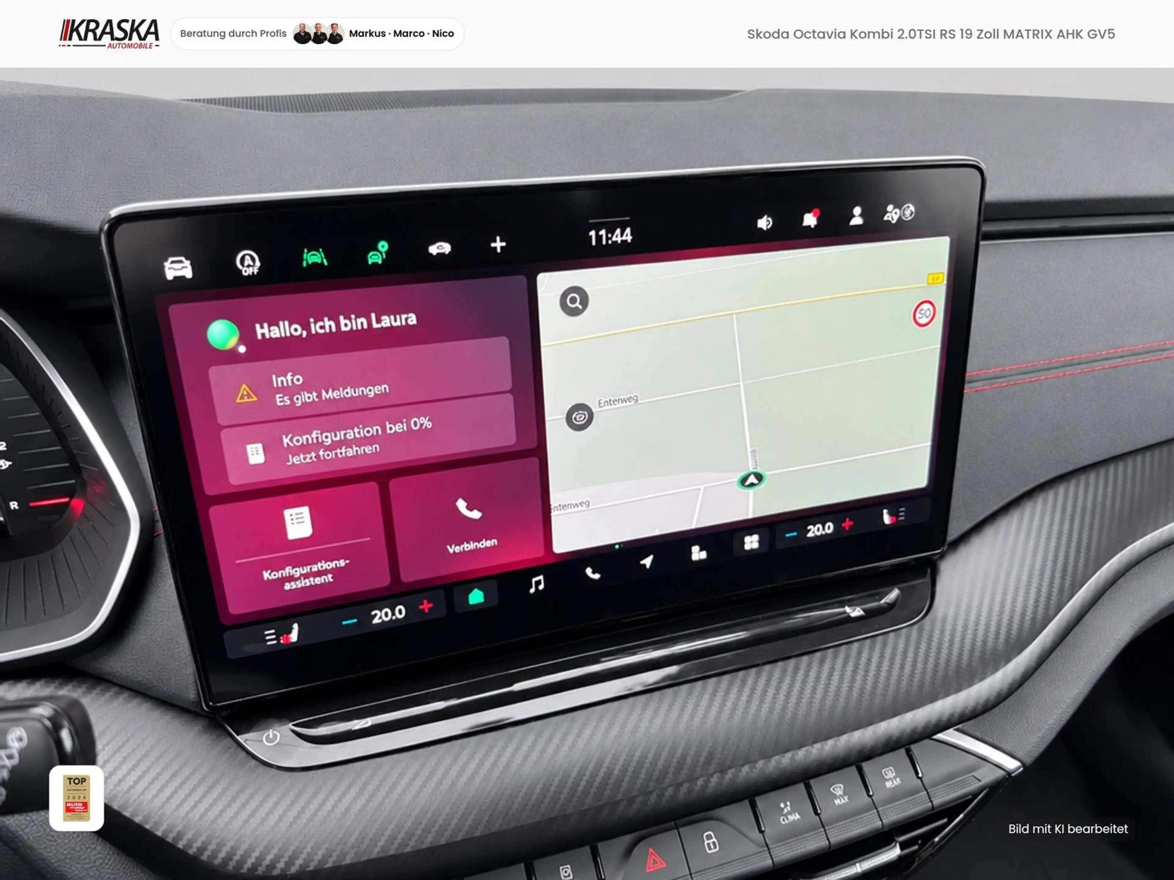 Skoda Octavia Kombi 2.0TSI RS 19 Zoll MATRIX AHK GV5 — photo 14
