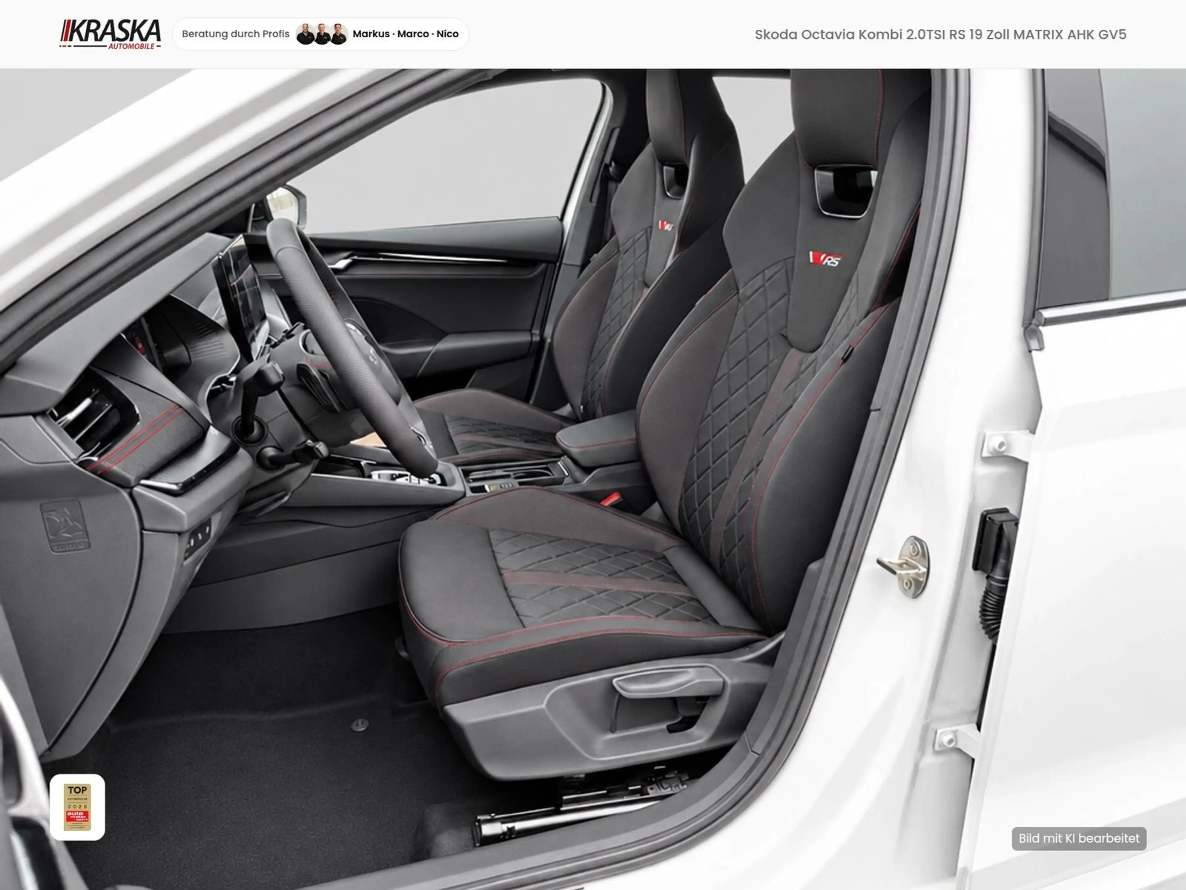 Skoda Octavia Kombi 2.0TSI RS 19 Zoll MATRIX AHK GV5 — photo 15