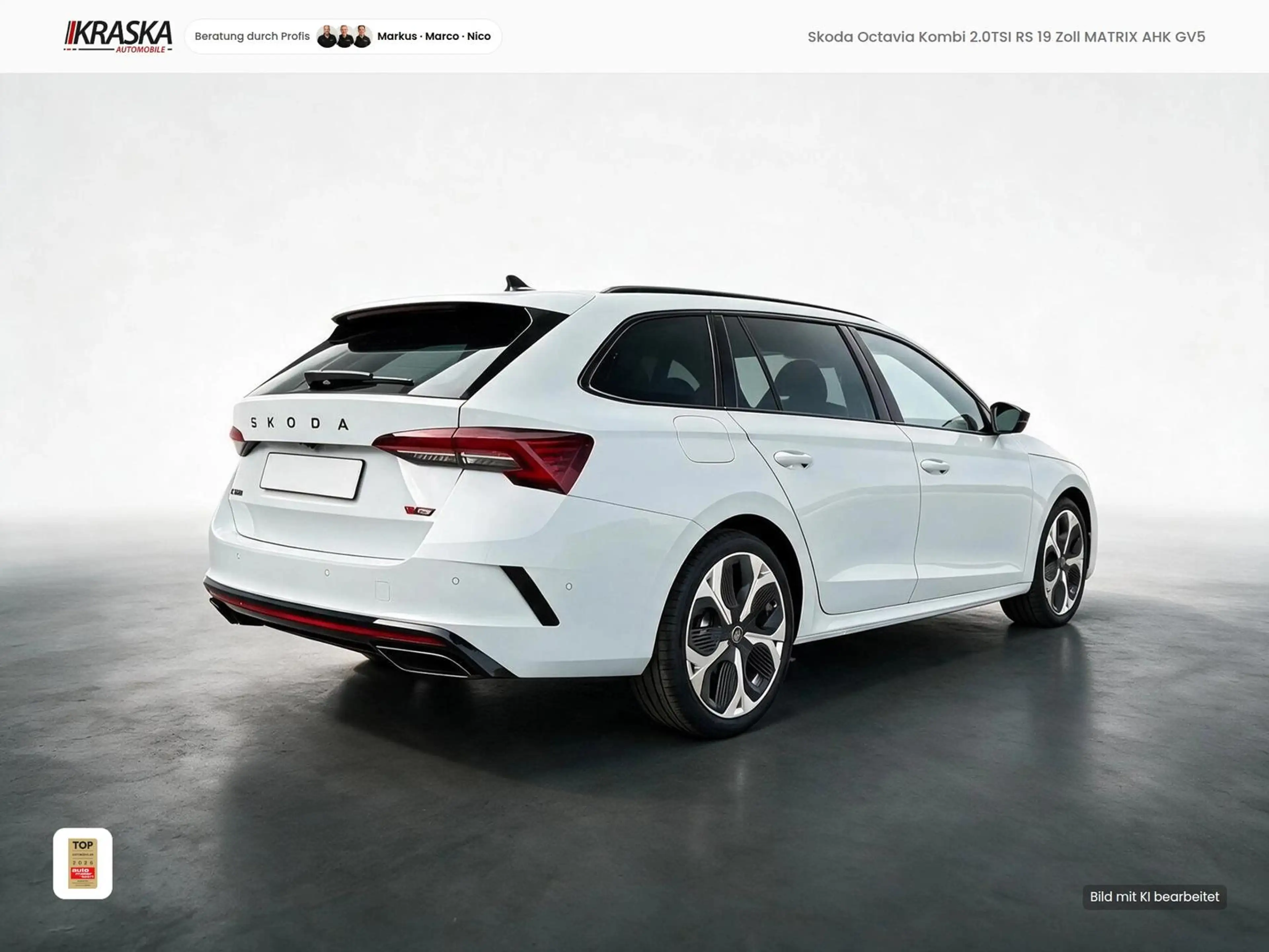 Skoda Octavia Kombi 2.0TSI RS 19 Zoll MATRIX AHK GV5 — photo 8