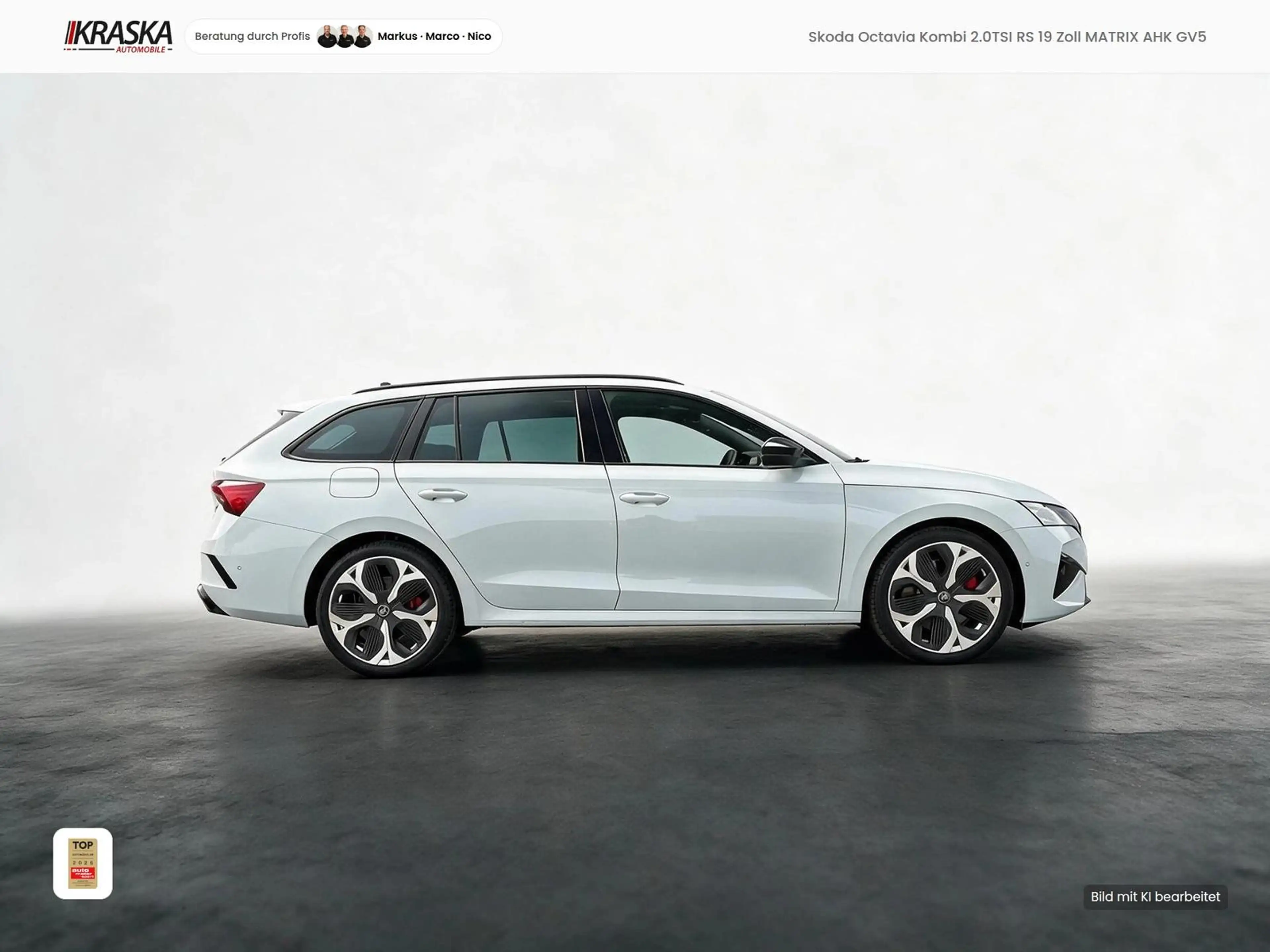 Skoda Octavia Kombi 2.0TSI RS 19 Zoll MATRIX AHK GV5 — photo 5