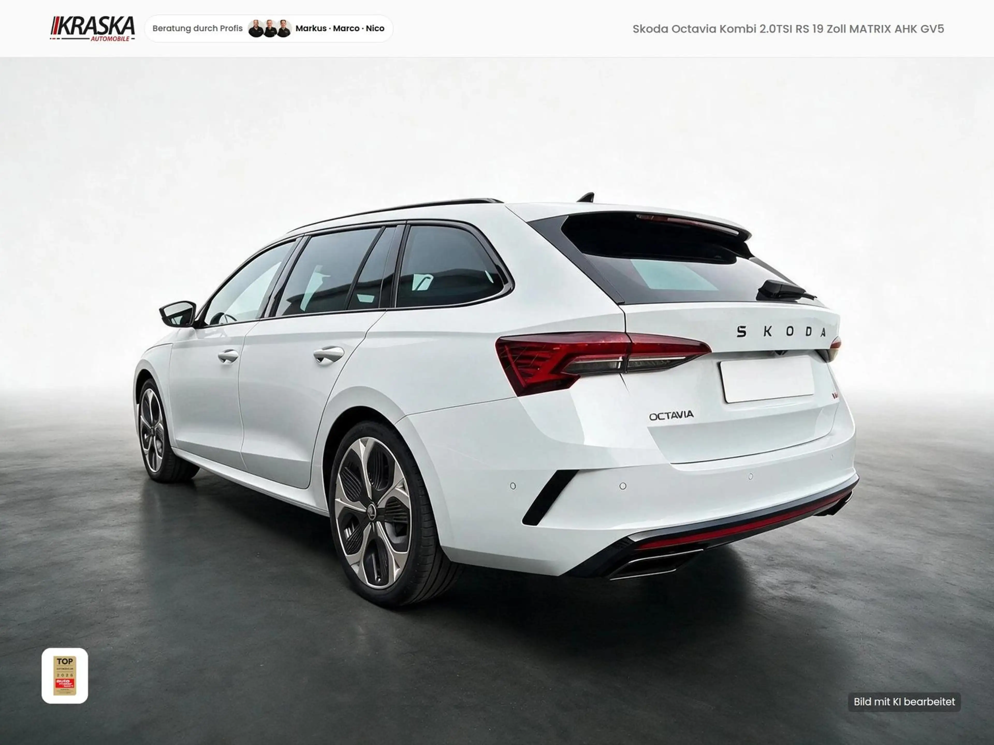 Skoda Octavia Kombi 2.0TSI RS 19 Zoll MATRIX AHK GV5 — photo 6