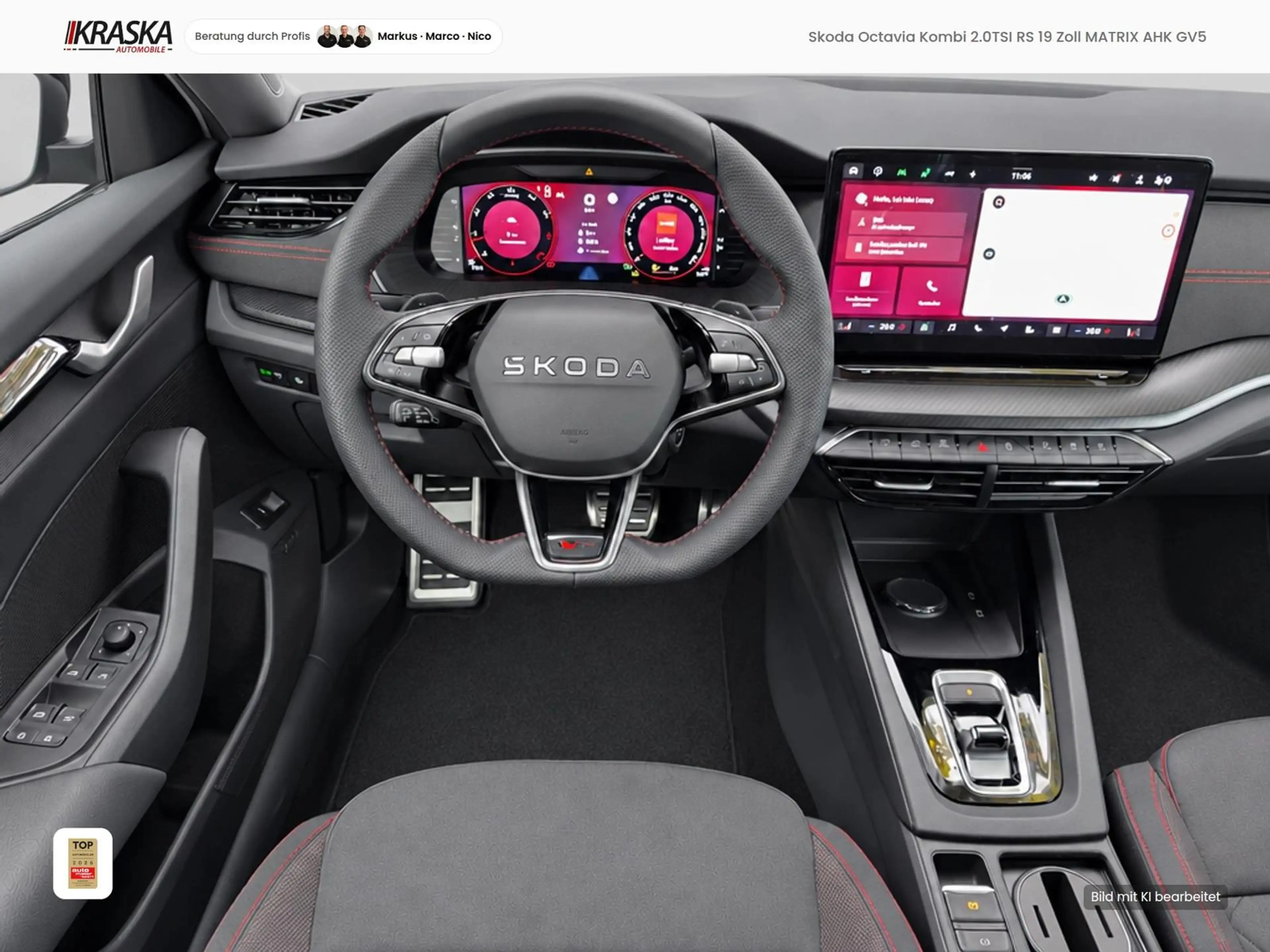 Skoda Octavia Kombi 2.0TSI RS 19 Zoll MATRIX AHK GV5 — photo 12