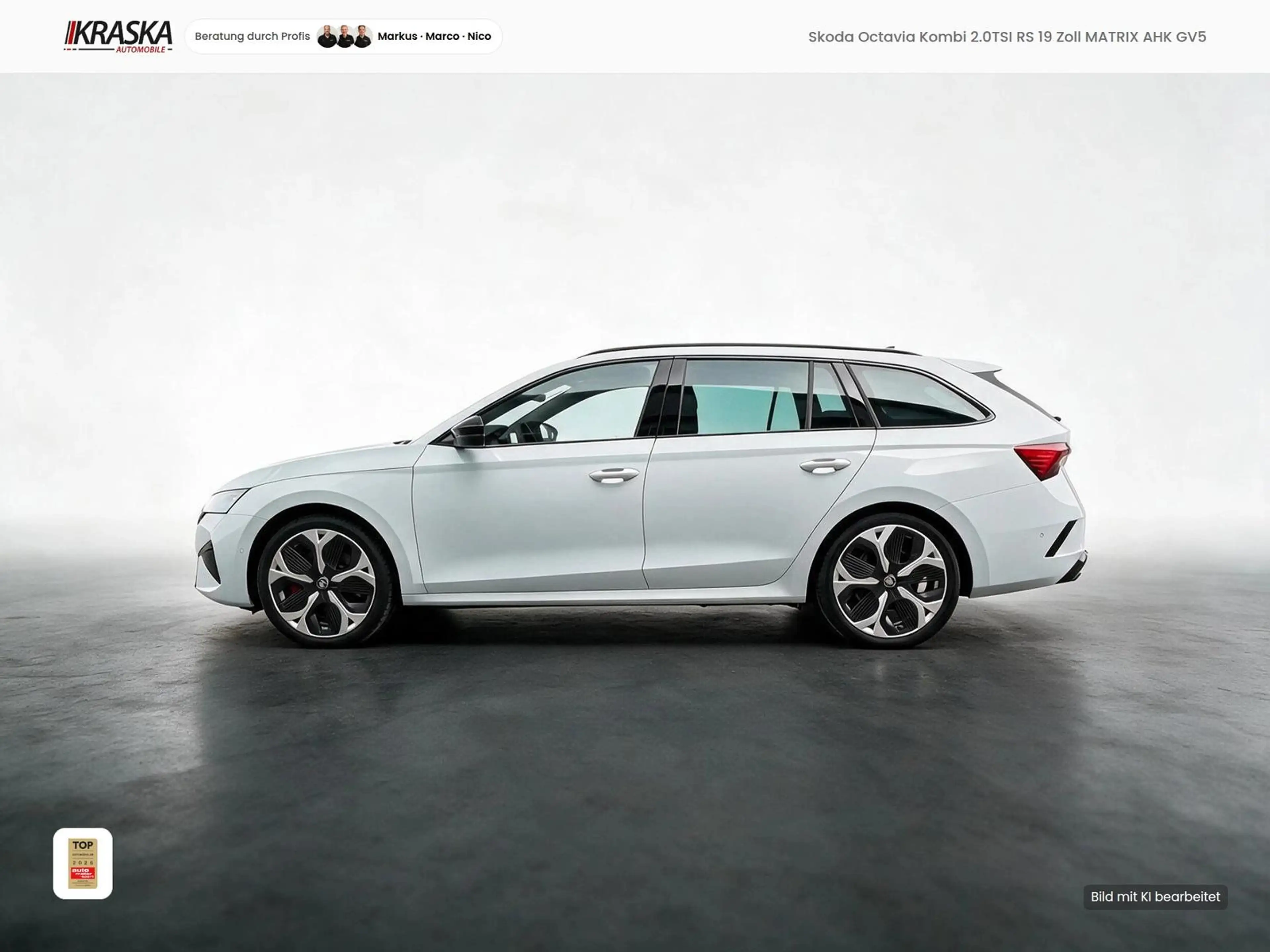 Skoda Octavia Kombi 2.0TSI RS 19 Zoll MATRIX AHK GV5 — photo 4