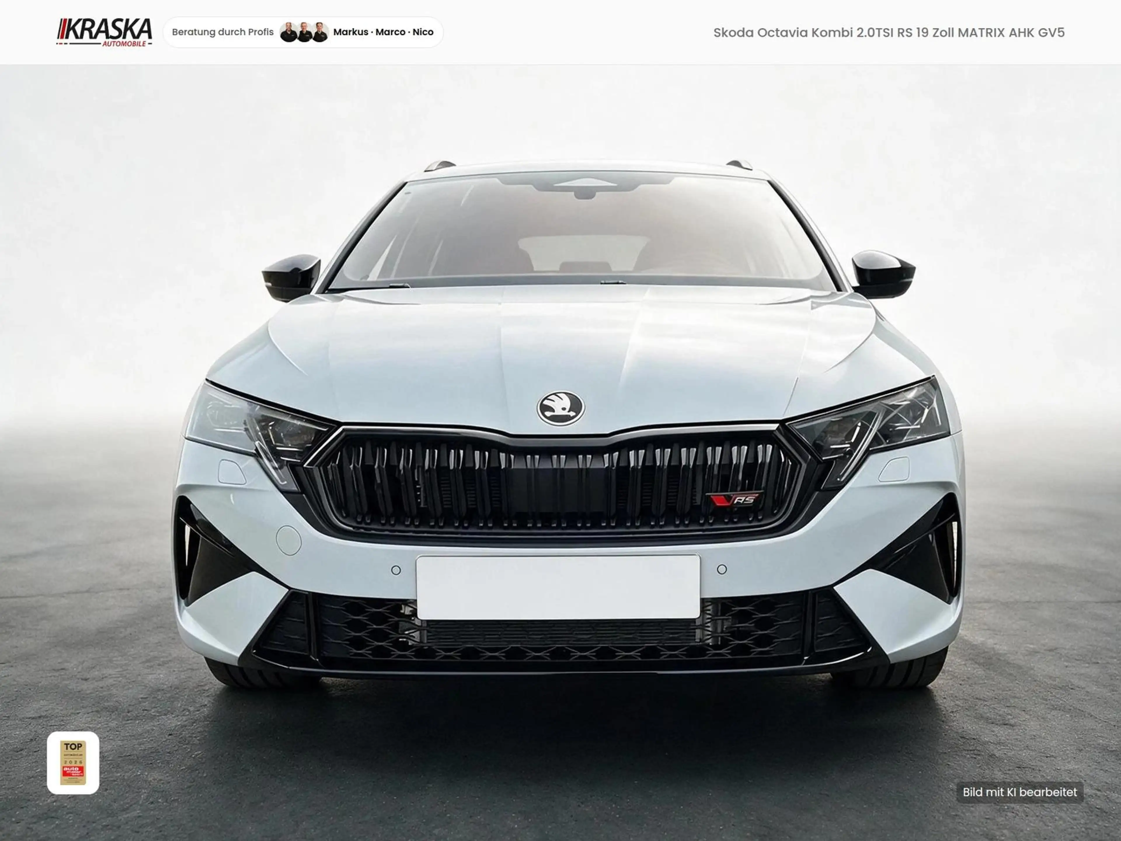 Skoda Octavia Kombi 2.0TSI RS 19 Zoll MATRIX AHK GV5 — photo 2
