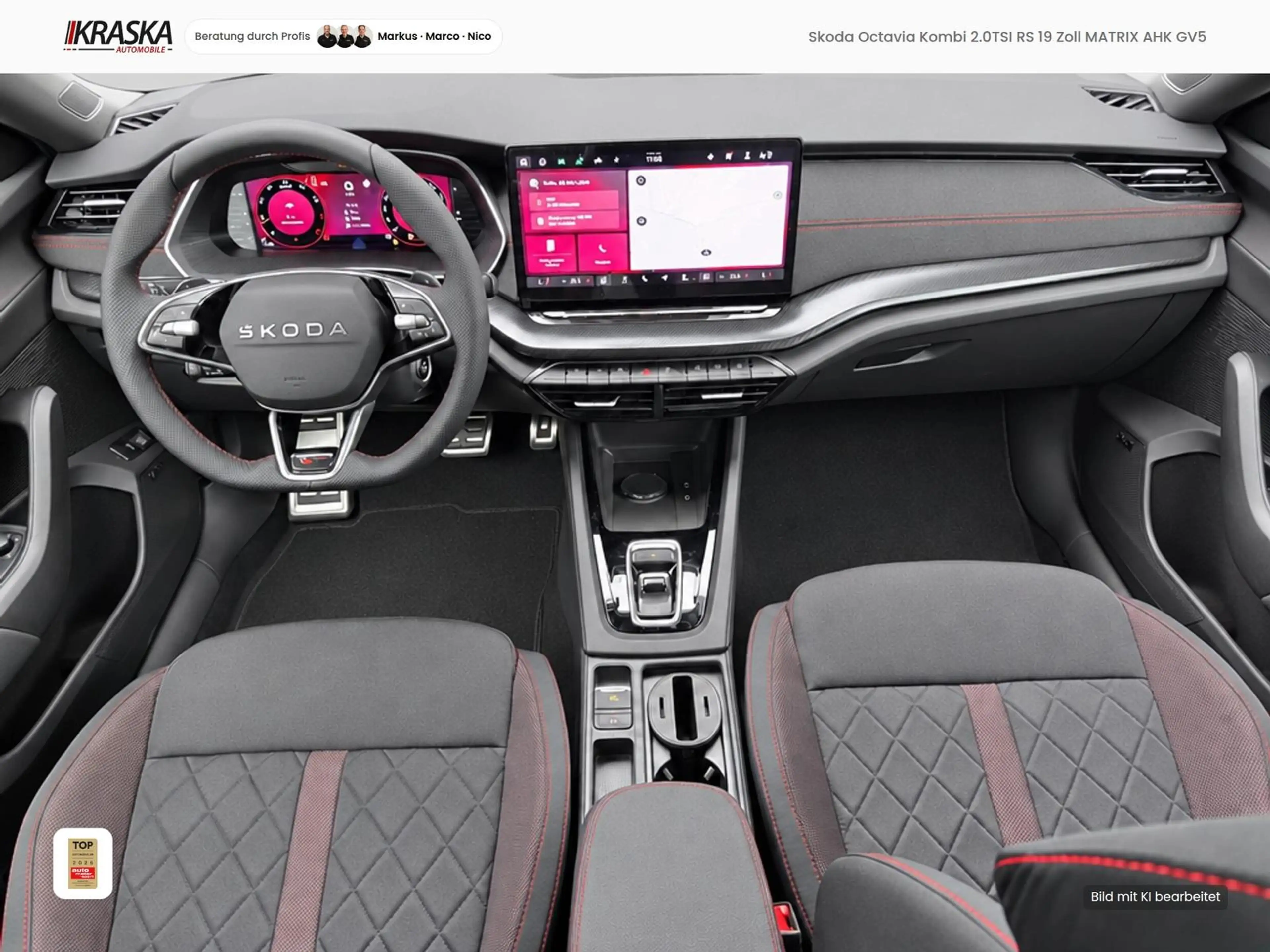 Skoda Octavia Kombi 2.0TSI RS 19 Zoll MATRIX AHK GV5 — photo 11