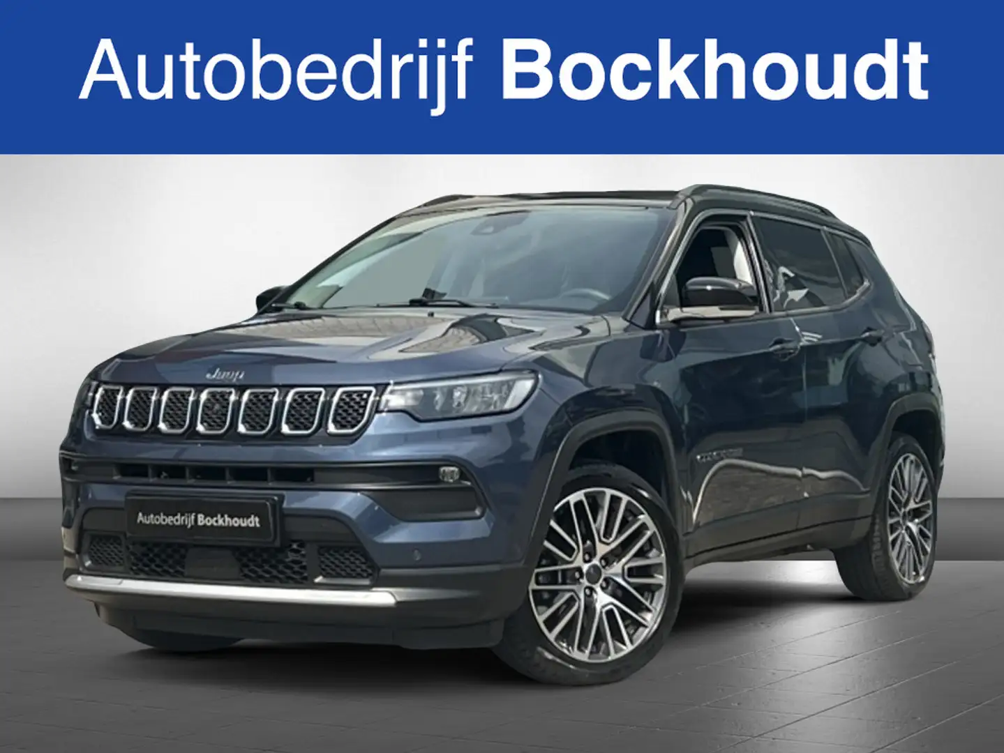 Jeep Compass 4xe 240 Hyb. Limited Navi | Camera | Cruise Blauw - 1