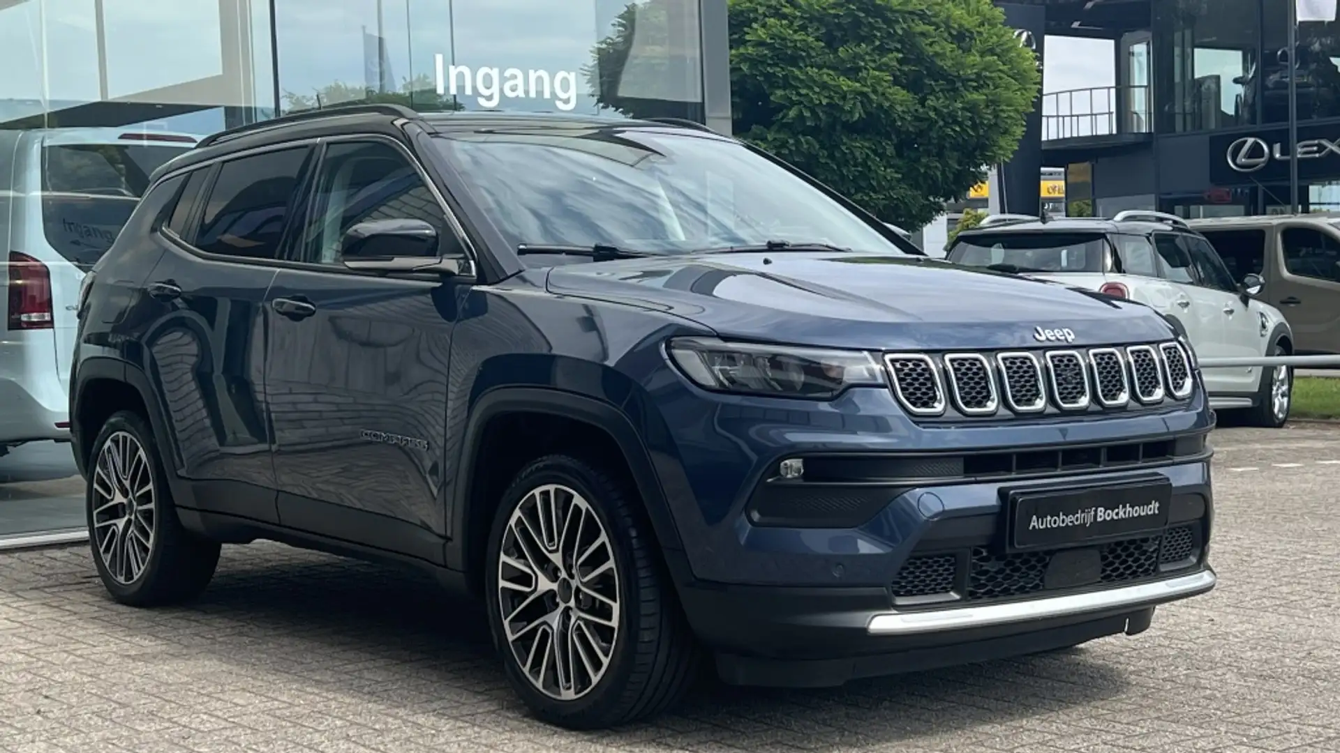 Jeep Compass 4xe 240 Hyb. Limited Navi | Camera | Cruise Blauw - 2