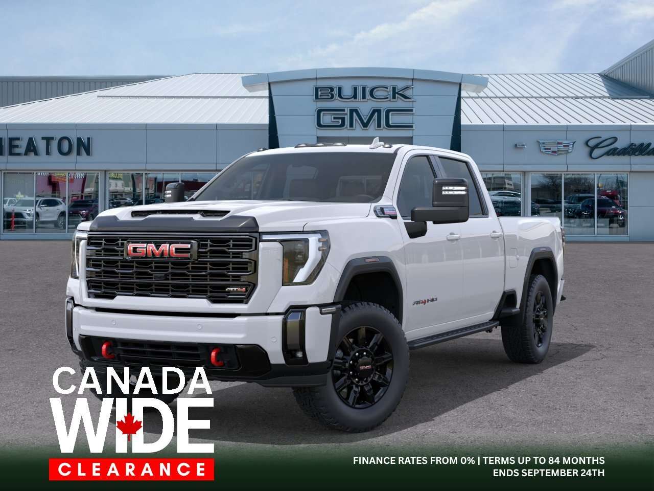 White 2026 GMC Sierra 3500HD Pickup Truck Four-Wheel Drive Automatic