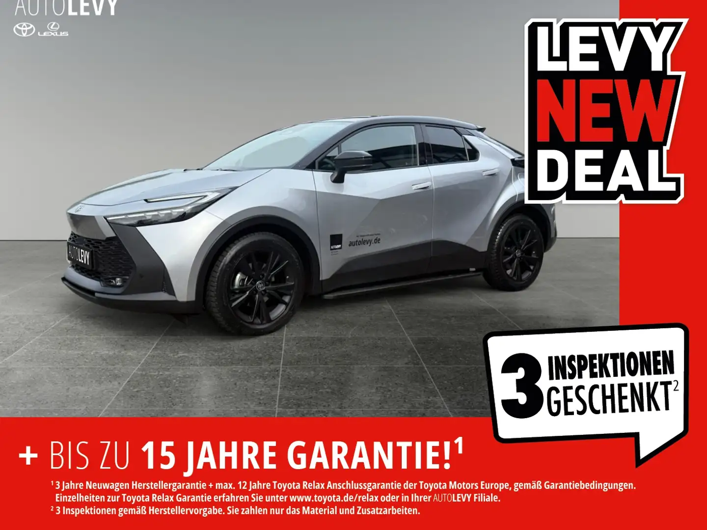 Toyota C-HR - 1.8 l Hybrid Teamplayer *CARPLAY*KAMERA* Silber - 1