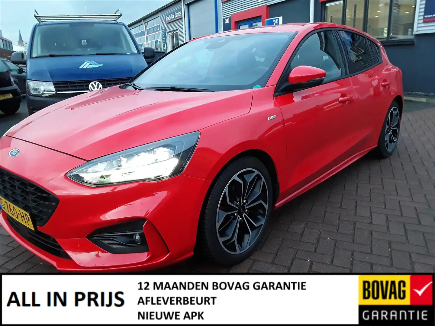 Ford Focus 1.0 EcoBoost 125pk ST-Line Business Rouge - 1