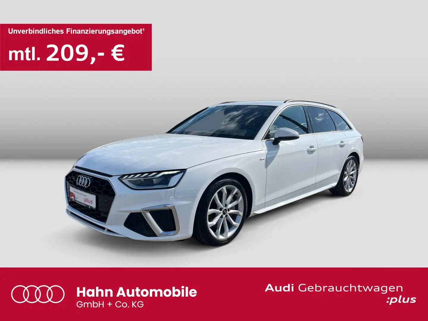 Audi A4 40TDI qua S-Line S-Trc AHK LED Navi Sit Blanc - 1