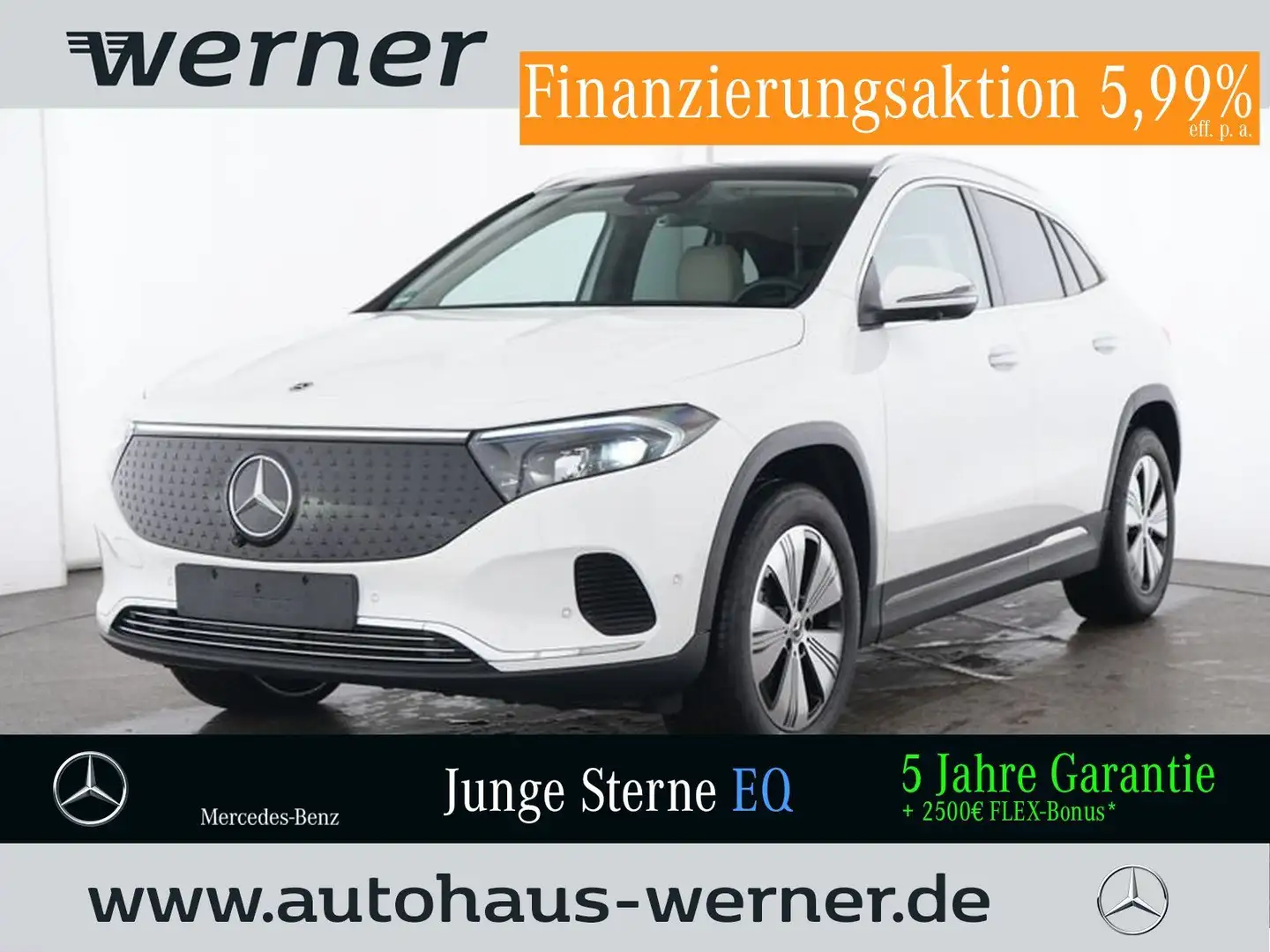 Mercedes-Benz EQA 300 4M PROG-ADV+ AHK PANO FAP 360°SOUND WDGS Bianco - 1