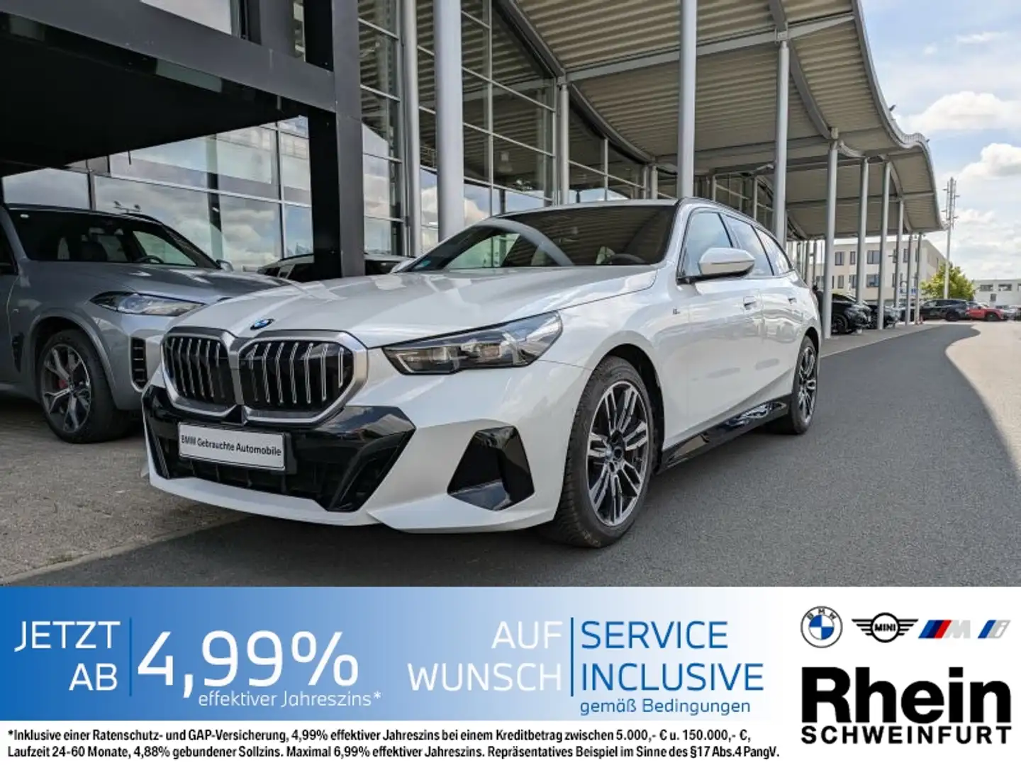 BMW 520 d Tour. M Sport Sitzbelüftung. AHK. Weiß - 1