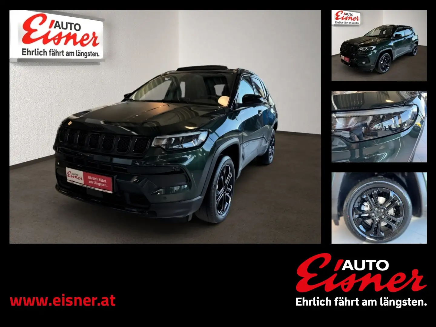 Jeep Compass 1.3 PHEV 240PS AT 4XE Schwarz - 1