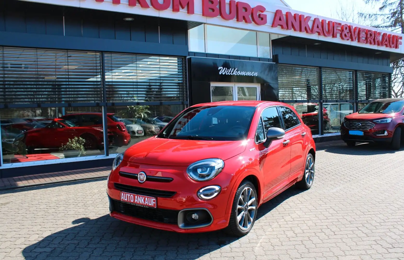 Fiat 500X Sport Automatik Navi Kamera 1.Hd Scheckheft Rot - 2