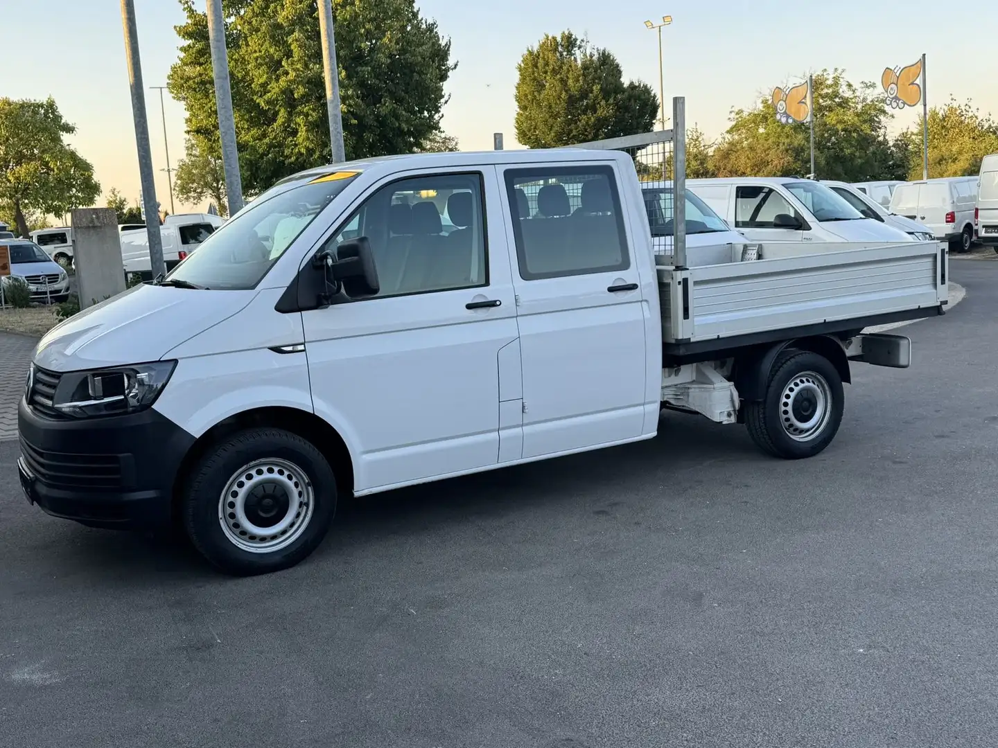 Volkswagen T6 Transporter Doka/Pritsche TDI 4Motion AHK Weiß - 2