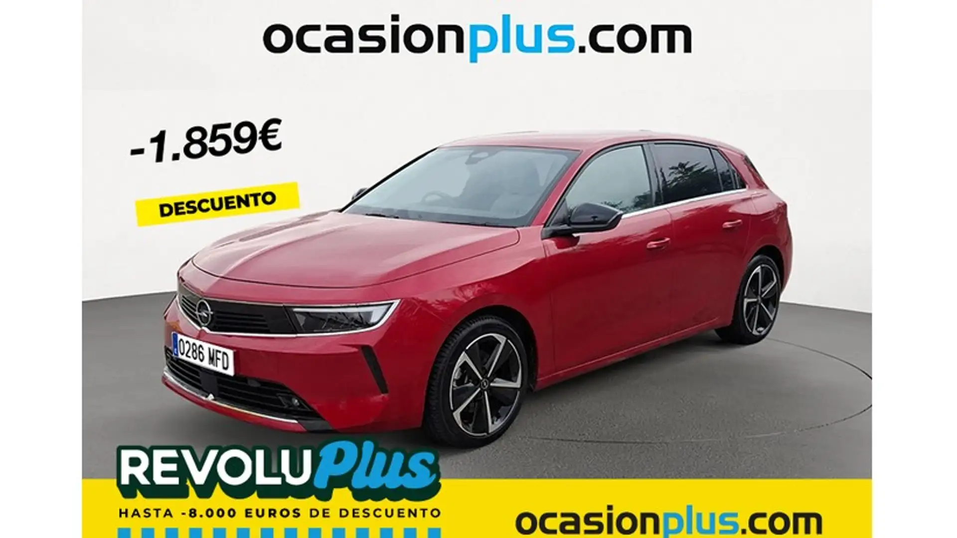 Opel Astra 1.5D DTH S/S Elegance Aut. 130 Rood - 1
