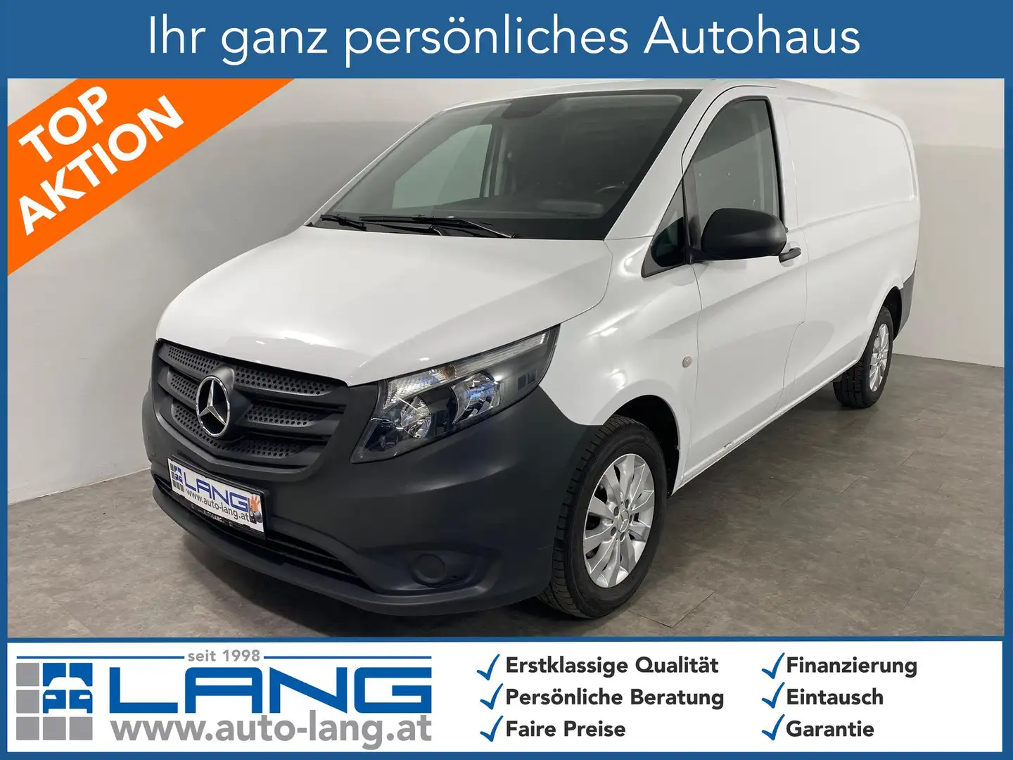 Mercedes-Benz Vito Kasten 110 CDI RWD lang 75 kW (102 PS), Schalt.... Weiß - 1