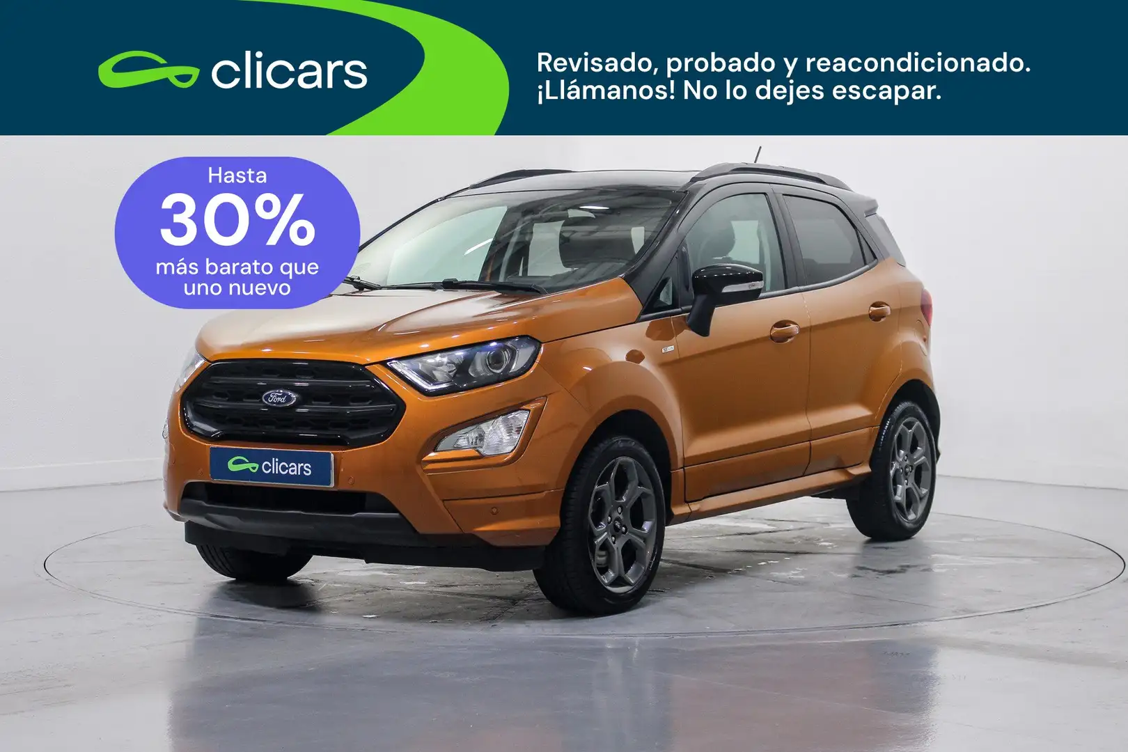 Ford EcoSport 1.0 EcoBoost ST Line Black Edition 125 Naranja - 1