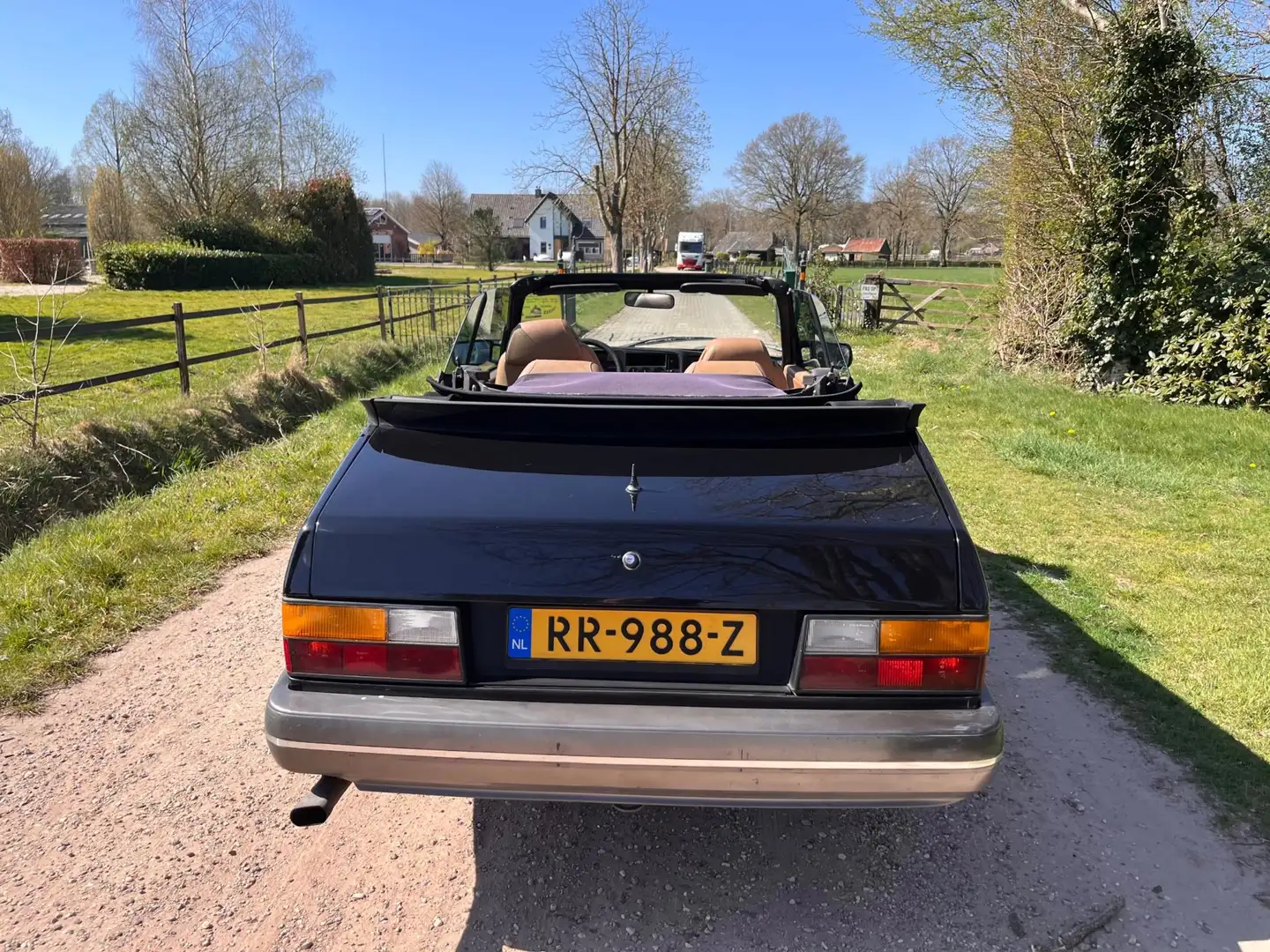 Saab 900 Cabrio 2.0 Turbo 16 Zwart - 2