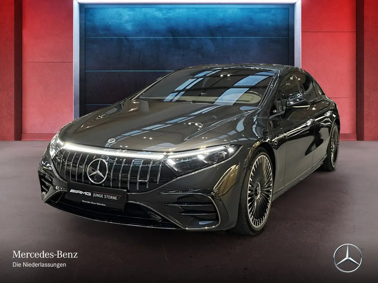 Mercedes-Benz EQS 53 AMG 4M Keramik Driversp Fahrass Fondent HUD Grau - 2