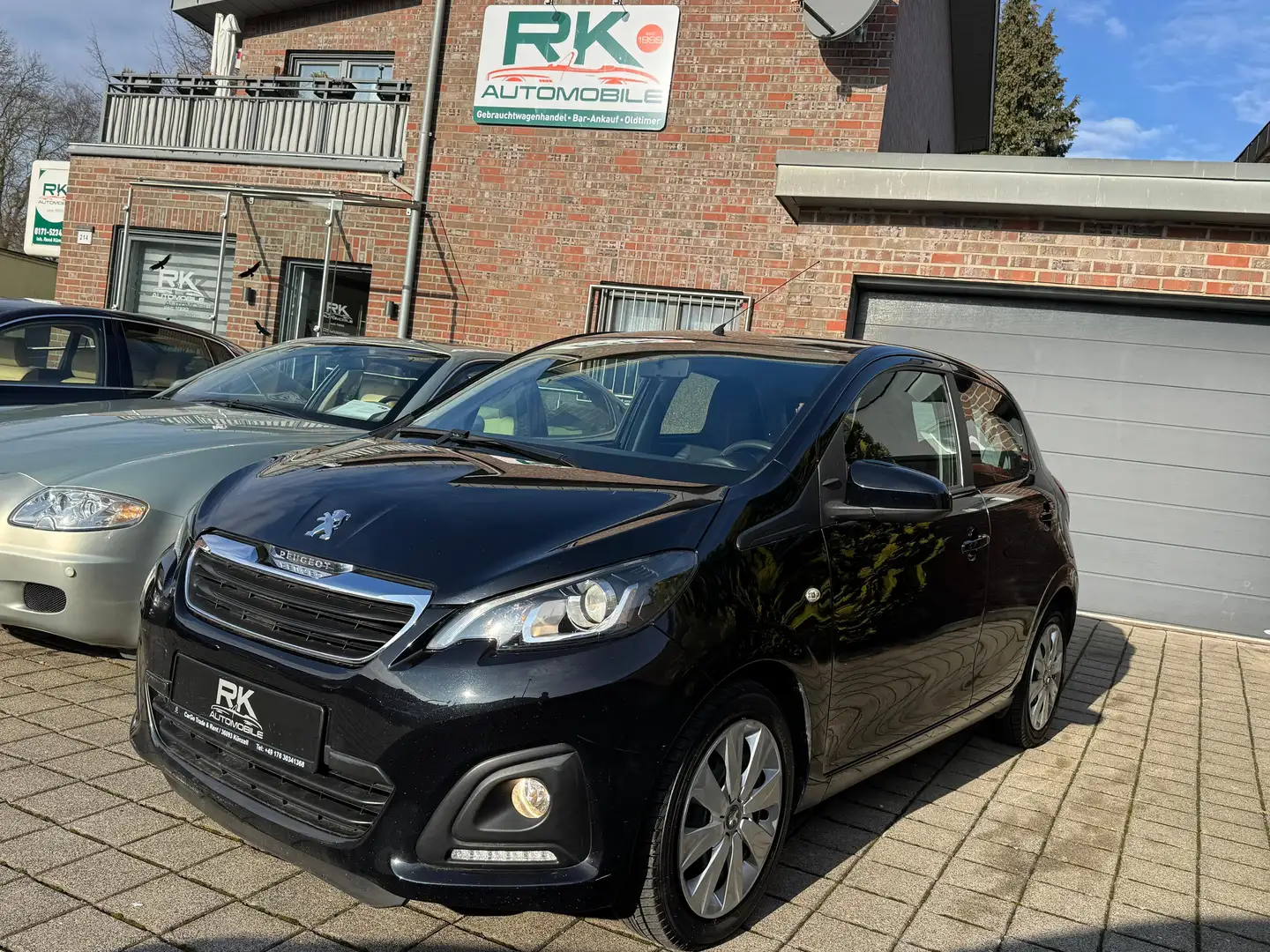 Peugeot 108 Active sehr gepflegt /Sitzhzg. Schwarz - 1