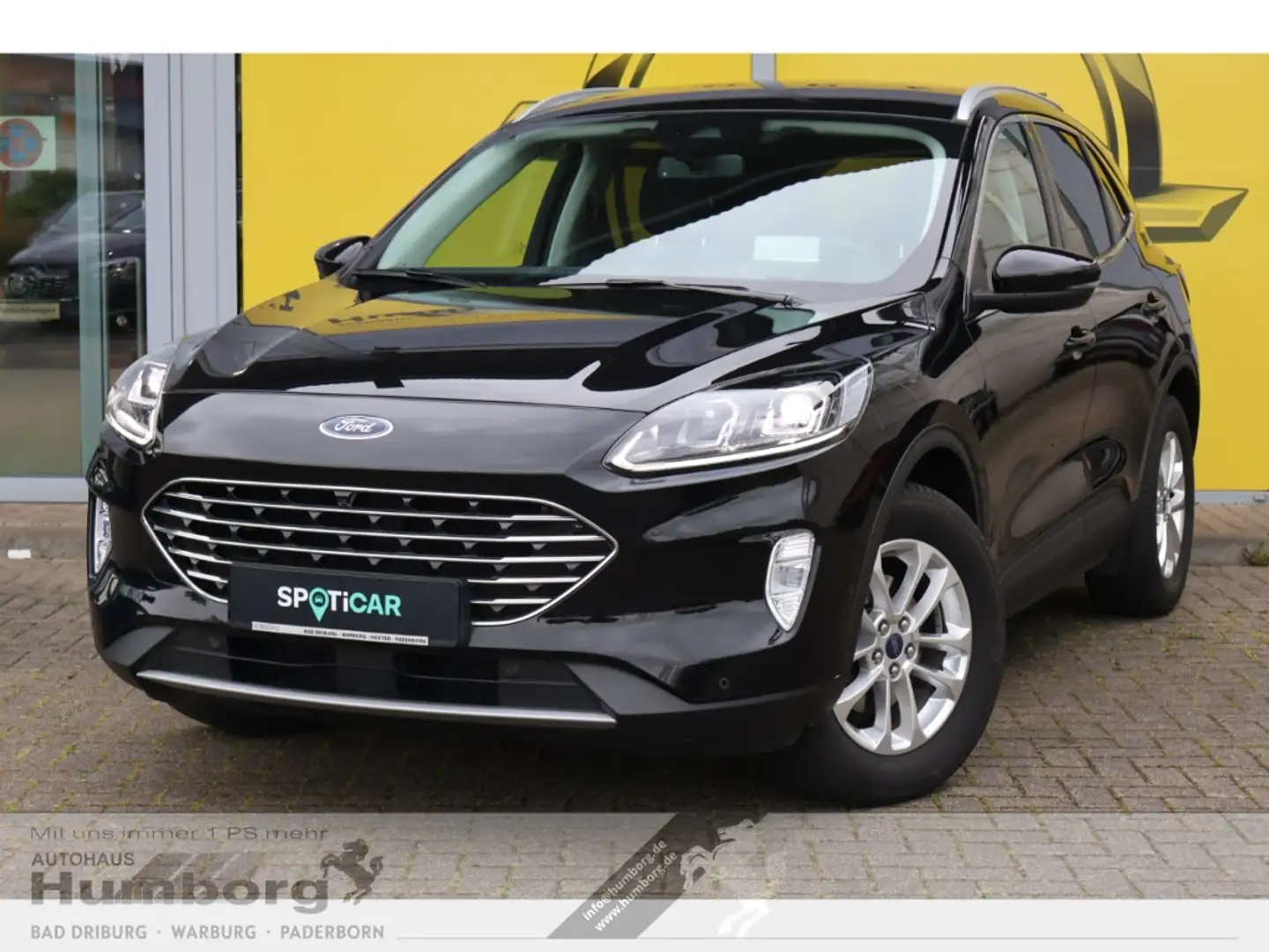 Ford Kuga Titanium MHEV 2.0 EcoBlue Hybrid HUD AHK-abnehmbar Zwart - 1