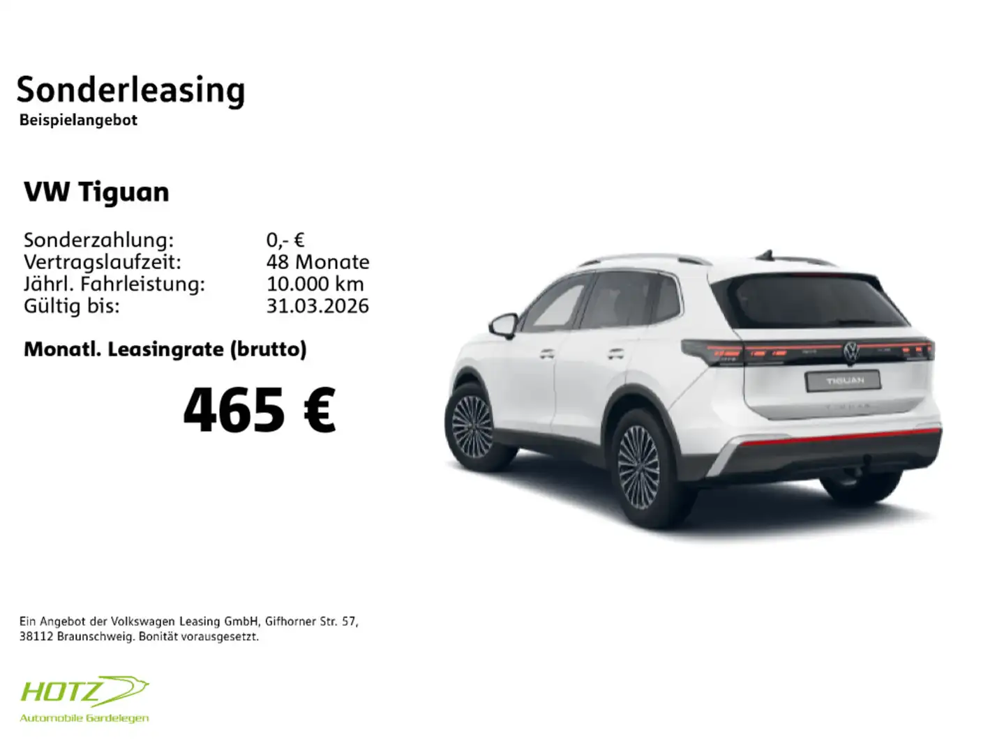Volkswagen Tiguan 1.5 eTSI Elegance AHK/STHZ/LED Weiß - 2