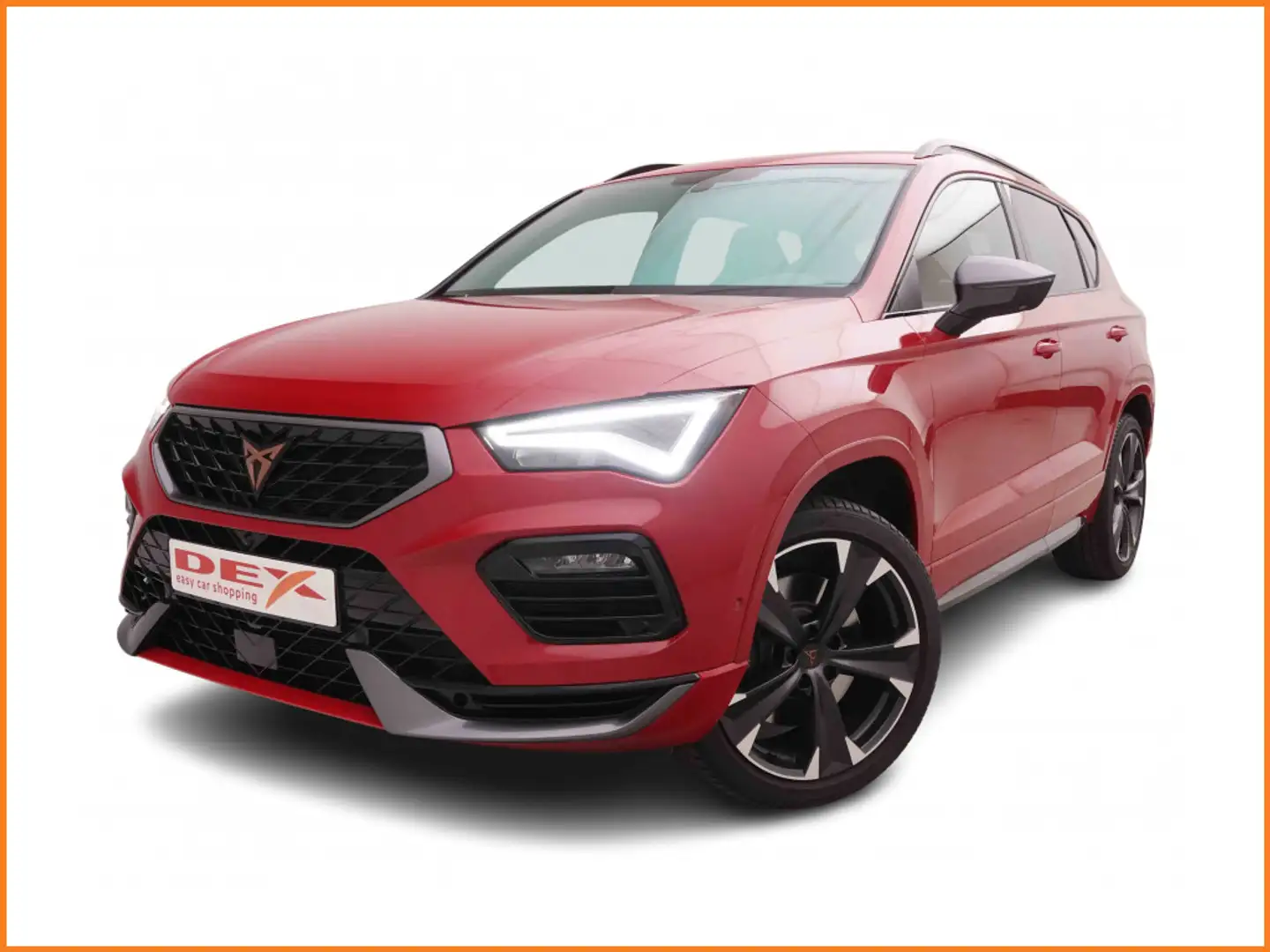 CUPRA Ateca 2.0 TSi 300 DSG 4Drive VZ + Navi Plus + Panoroof + LED + Virtual Cockpit + ... Rood - 1