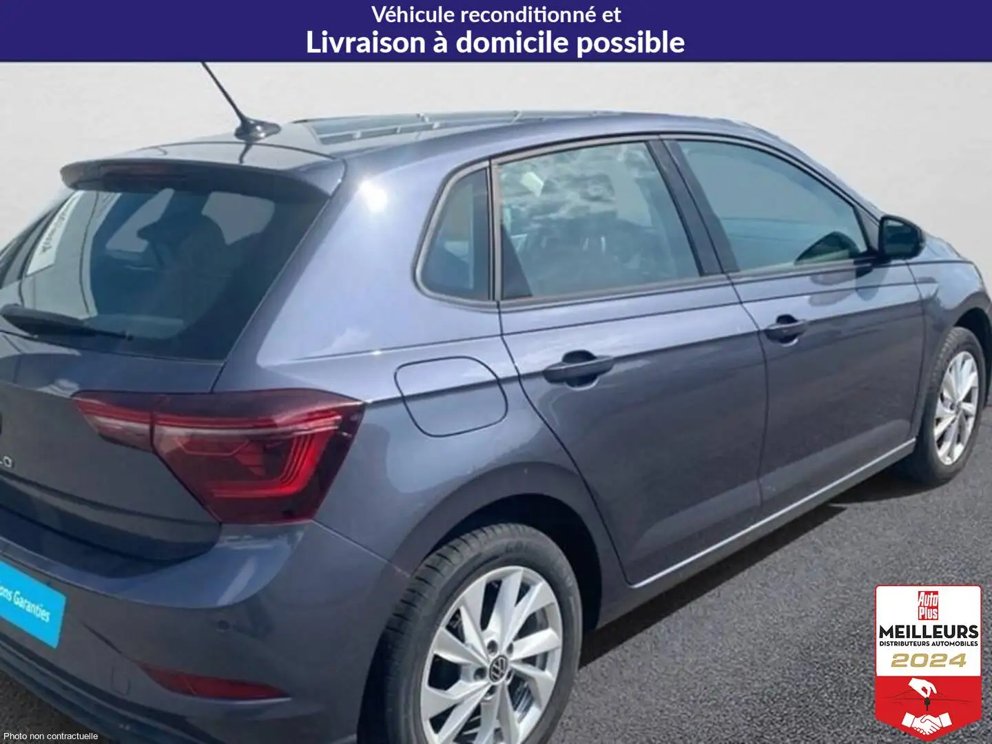 Volkswagen Polo 1.0 tsi 95 s\u0026s dsg7 style Gris - 2