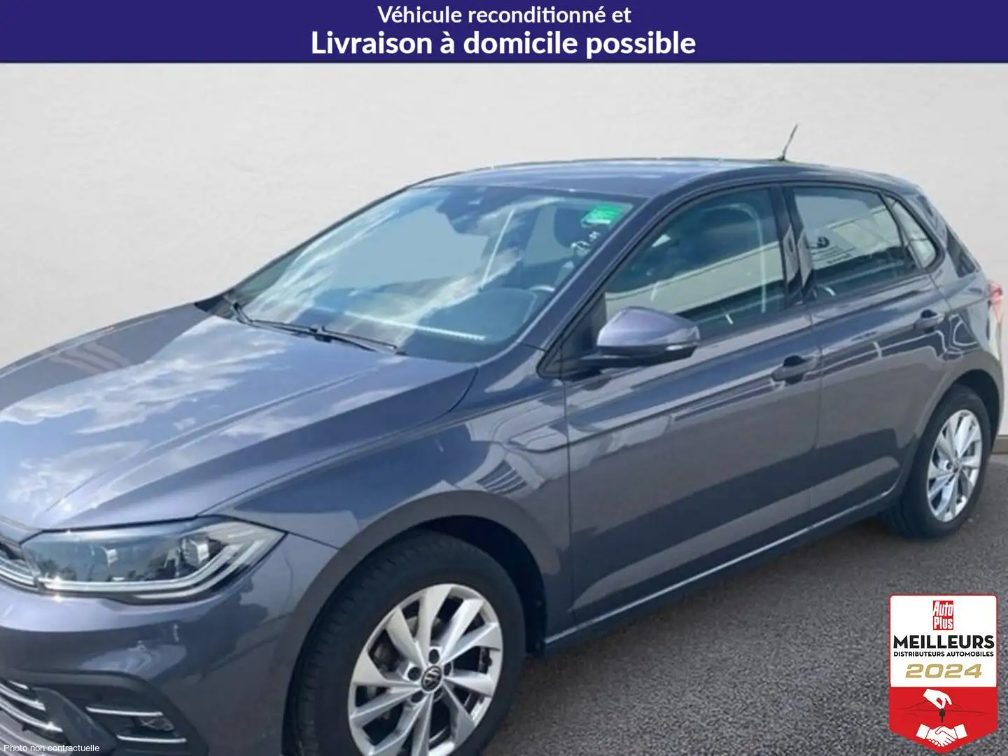 Volkswagen Polo 1.0 tsi 95 s\u0026s dsg7 style Gris - 1