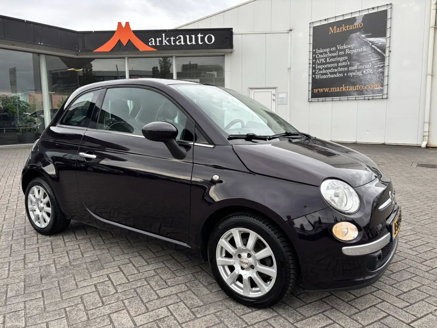 Fiat 500 0.9 TwinAir Turbo Mauve - 1