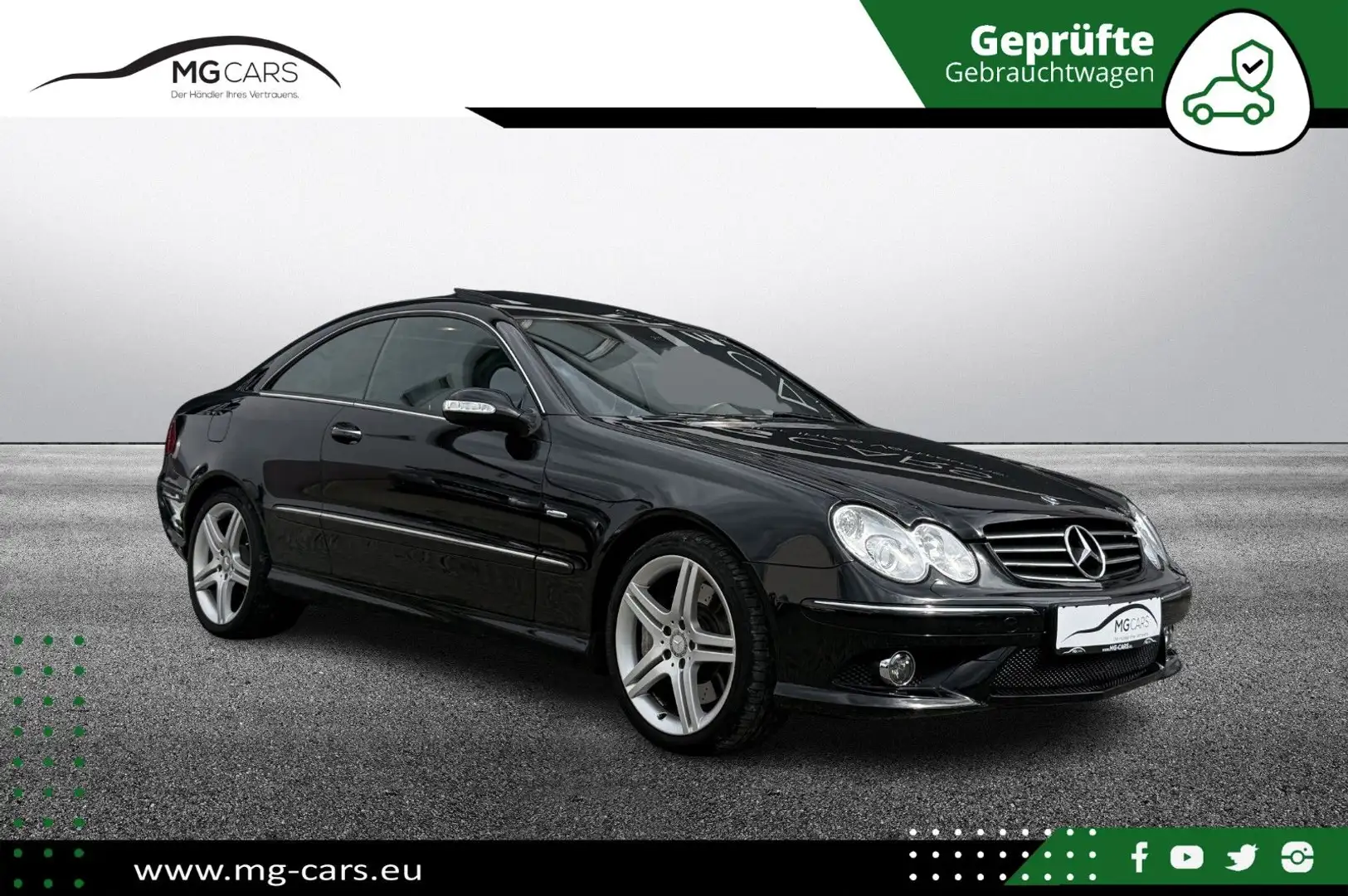 Mercedes-Benz CLK 320 CDI~Coupe~Grand Edition~AMG-Line~GSD! Černá - 1
